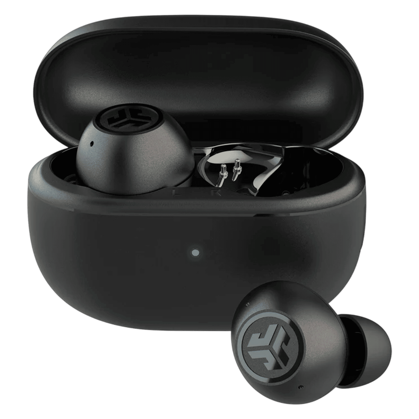 JLAB Go Pop ANC TWS Earbuds with Active Noise Cancellation (IP55 Sweat and Splashproof, Google Fast Pair, Black)_1