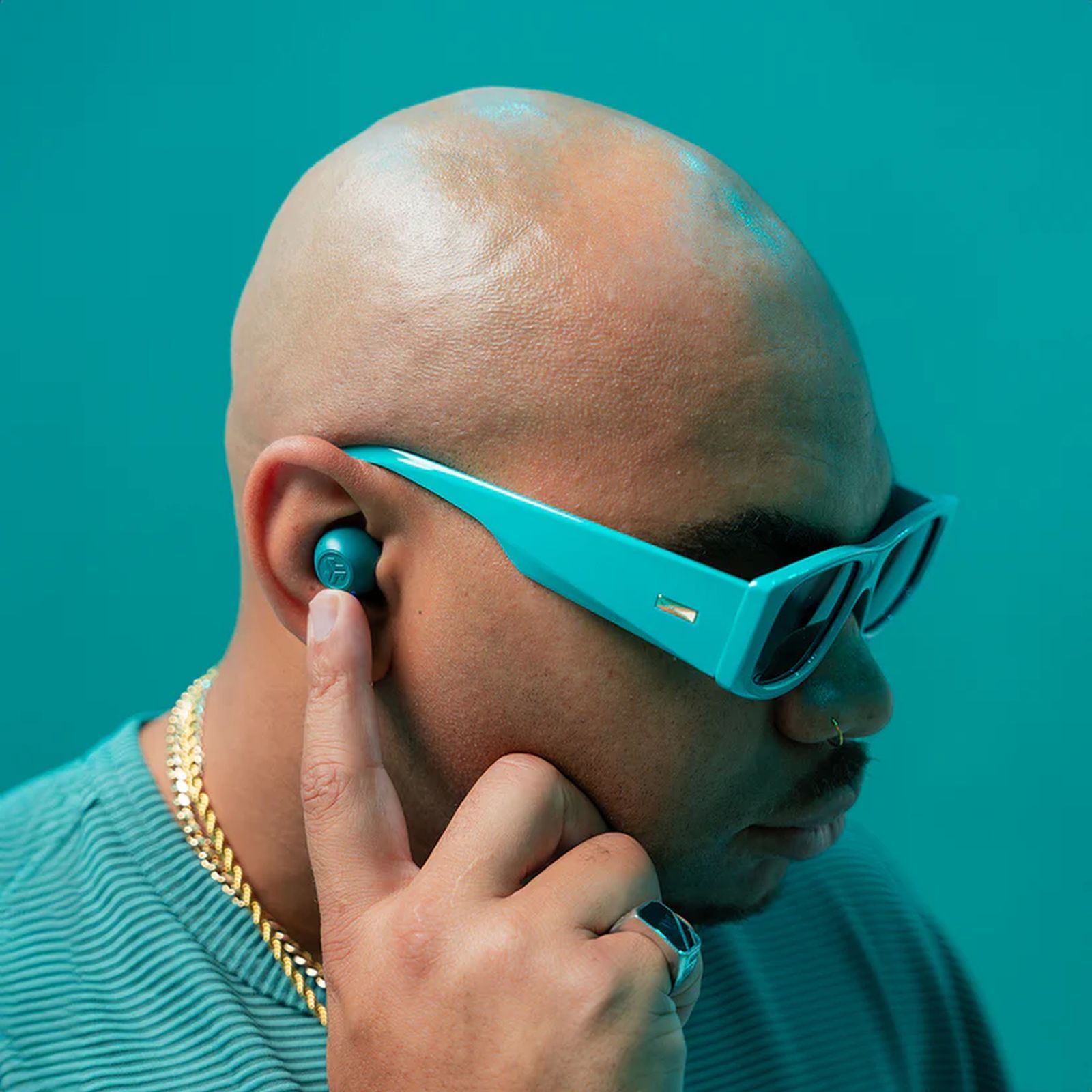 JLAB Go Pop ANC TWS Earbuds with Active Noise Cancellation (IP55 Sweat and Splashproof, Google Fast Pair, Teal)_5