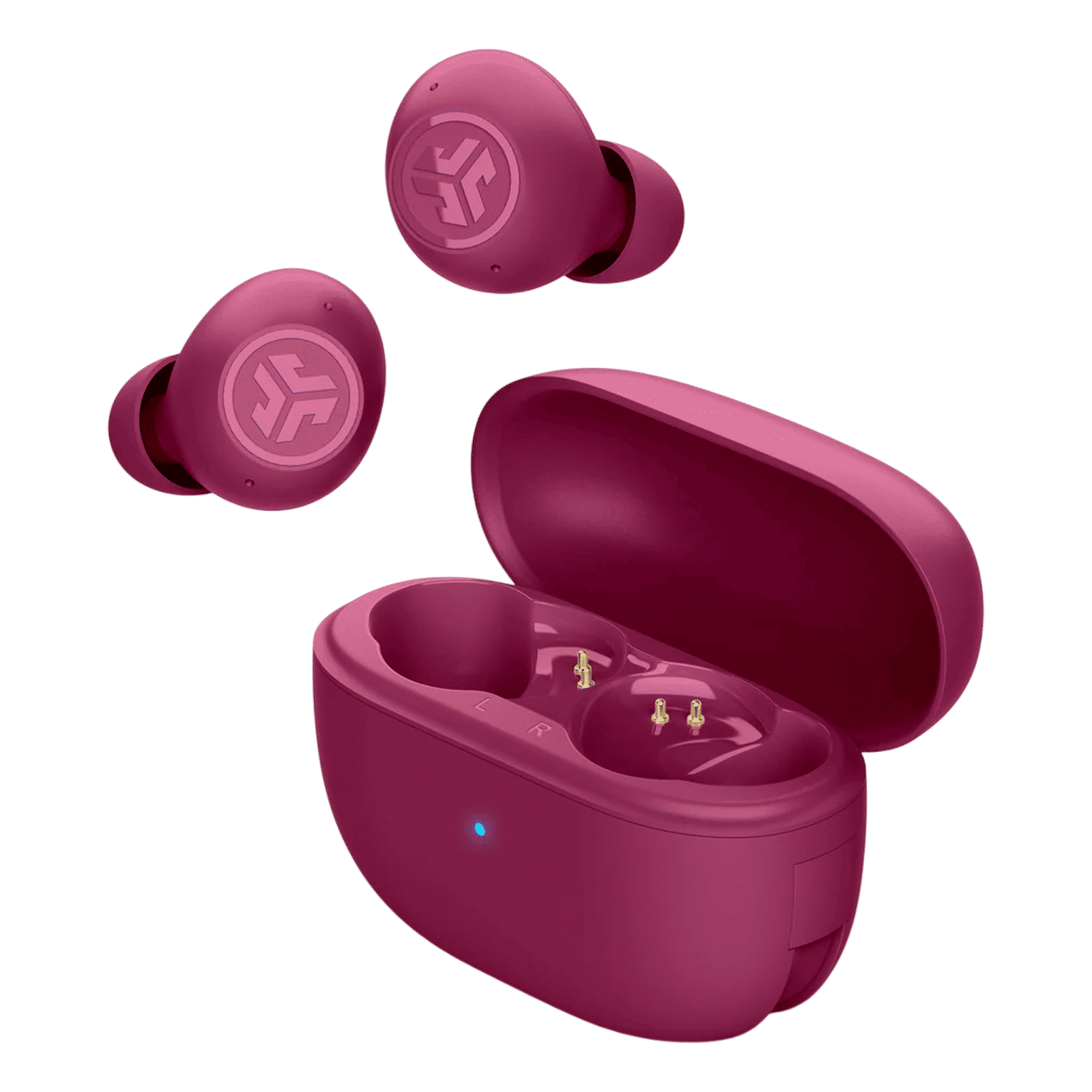 JLAB Go Pop ANC TWS Earbuds with Active Noise Cancellation (IP55 Sweat and Splashproof, Google Fast Pair, Fuchsia)_3