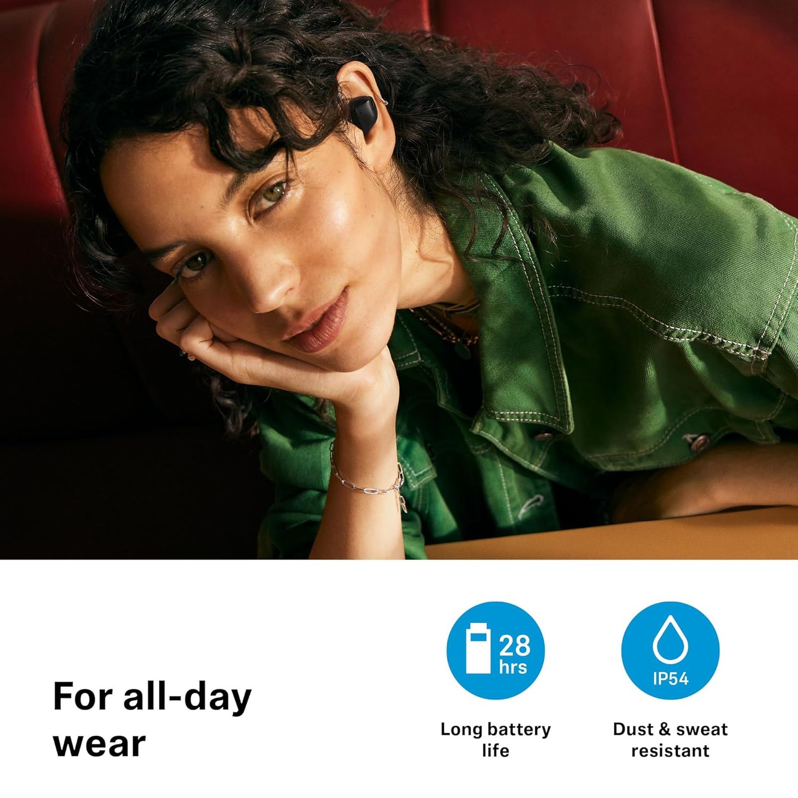 SENNHEISER ACCENTUM 700263 TWS Earbuds with Hybrid Active Noise Cancellation (IP54 Splash Resistant, 28 Hours Battery Life, White) SENNHEISER ACCENTUM 700263 TWS Earbuds with Hybrid Active Noise Cancellation (IP54 Splash Resistant, 28 Hours Battery Life, White)_8