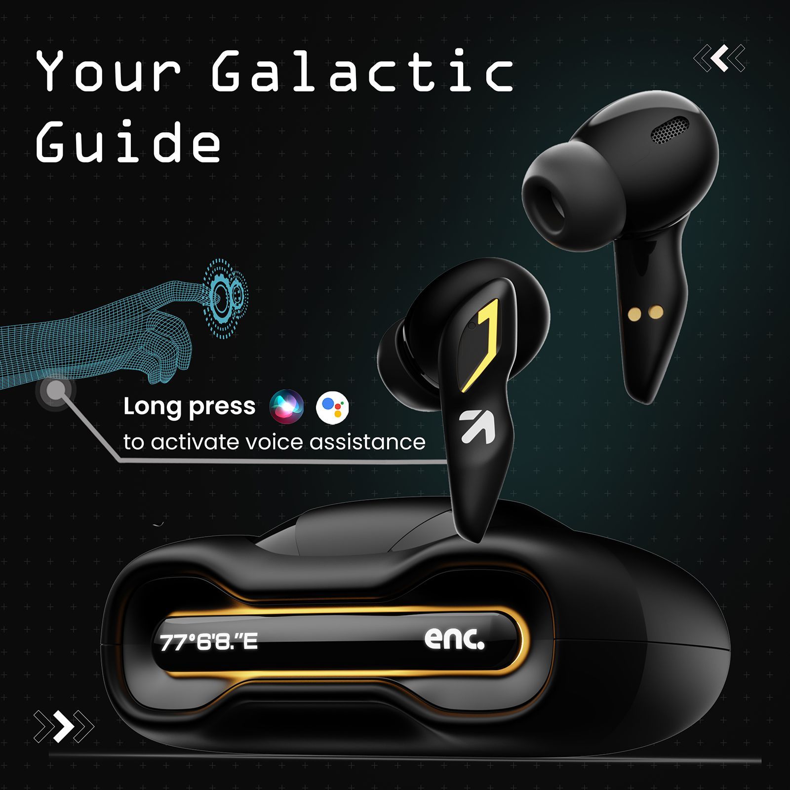 GOBOULT (formerly Boult) Ember TWS Earbuds with Environmental Noise Cancellation (IPX5 Water Resistant, Fast Charging, Black) GOBOULT (formerly Boult) Ember TWS Earbuds with Environmental Noise Cancellation (IPX5 Water Resistant, Fast Charging, Black)_11