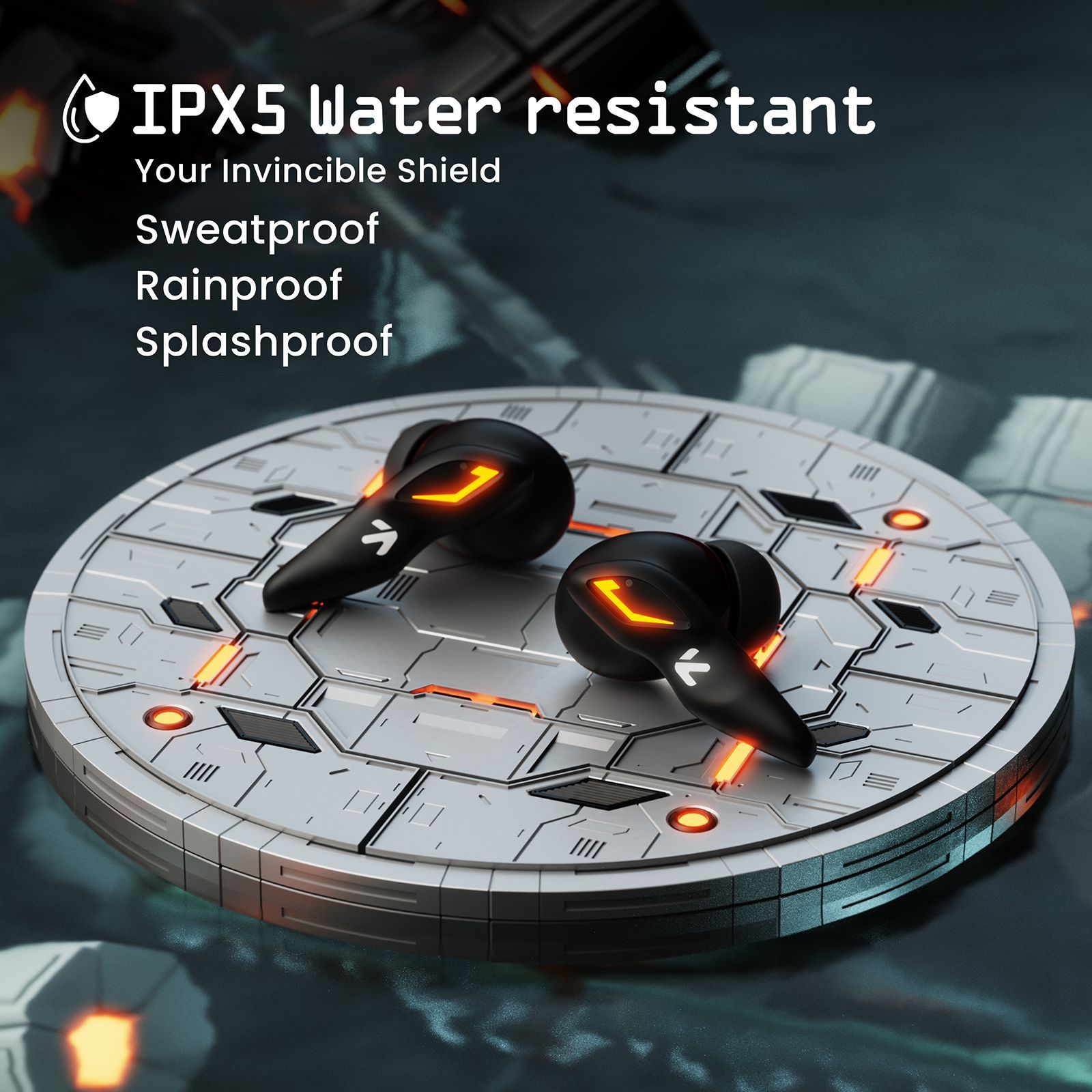 GOBOULT (formerly Boult) Ember TWS Earbuds with Environmental Noise Cancellation (IPX5 Water Resistant, Fast Charging, Black) GOBOULT (formerly Boult) Ember TWS Earbuds with Environmental Noise Cancellation (IPX5 Water Resistant, Fast Charging, Black)_7