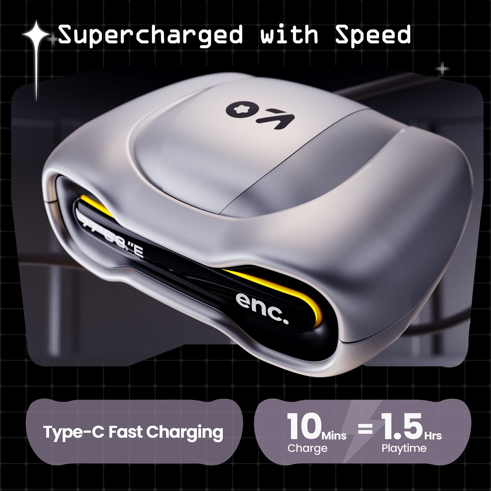 GOBOULT (formerly Boult) Ember TWS Earbuds with Environmental Noise Cancellation (IPX5 Water Resistant, Fast Charging, Smoky)_9