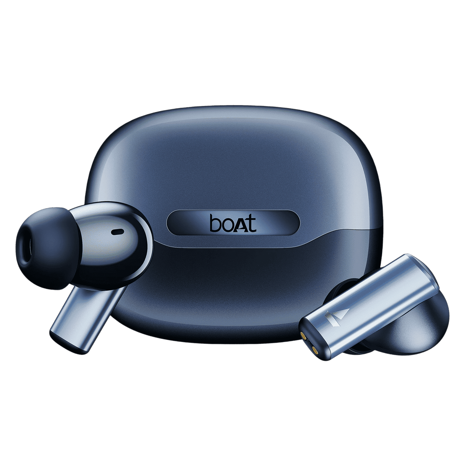 boAt Airdopes Prime 701 TWS Earbuds with Hybrid Active Noise Cancellation (IPX5 Splash Resistance, ASAP Charge, Titanium Blue)_1