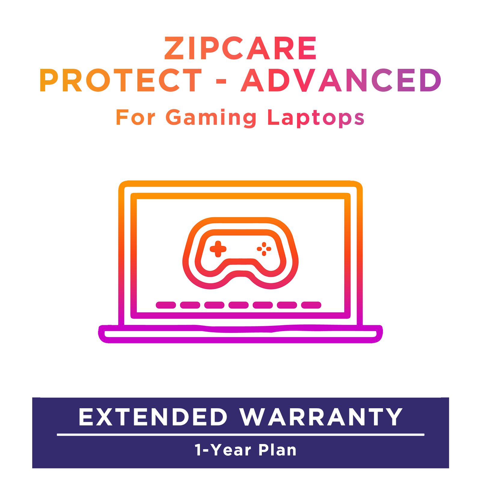 ZipCare Protect - Advanced 1 Year for Gaming Laptops (Rs. 350000 - Rs. 400000)_1