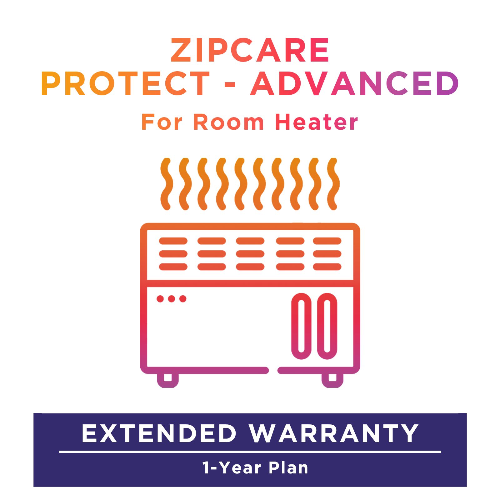 ZipCare Protect - Advanced 1 Year for Room Heater (Rs. 0 - Rs. 5000)_1
