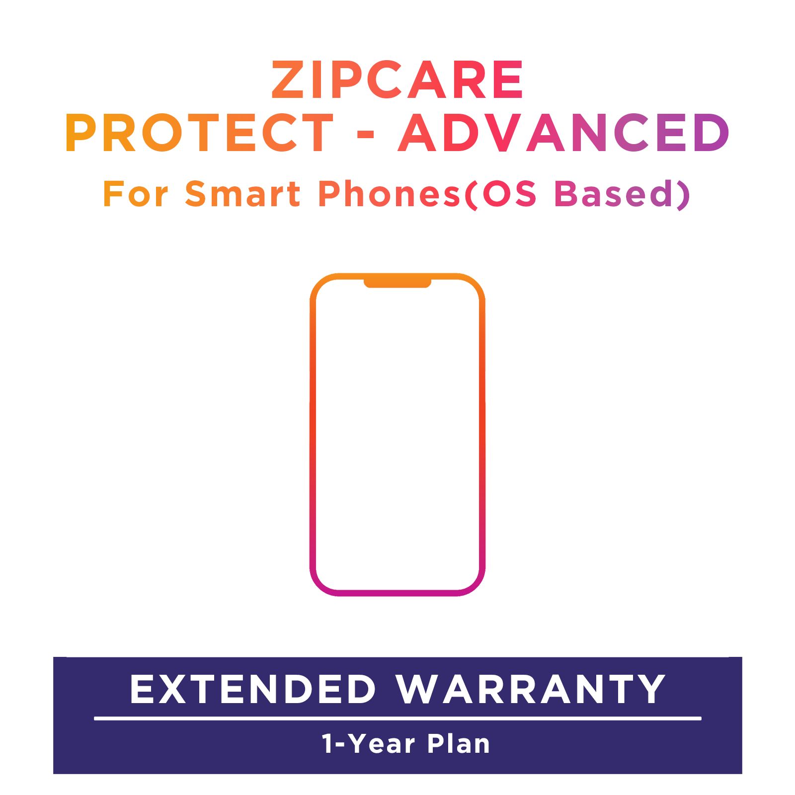 ZipCare Protect - Advanced 1 Year for Smart Phones (Rs. 100000 - Rs. 110000)_1