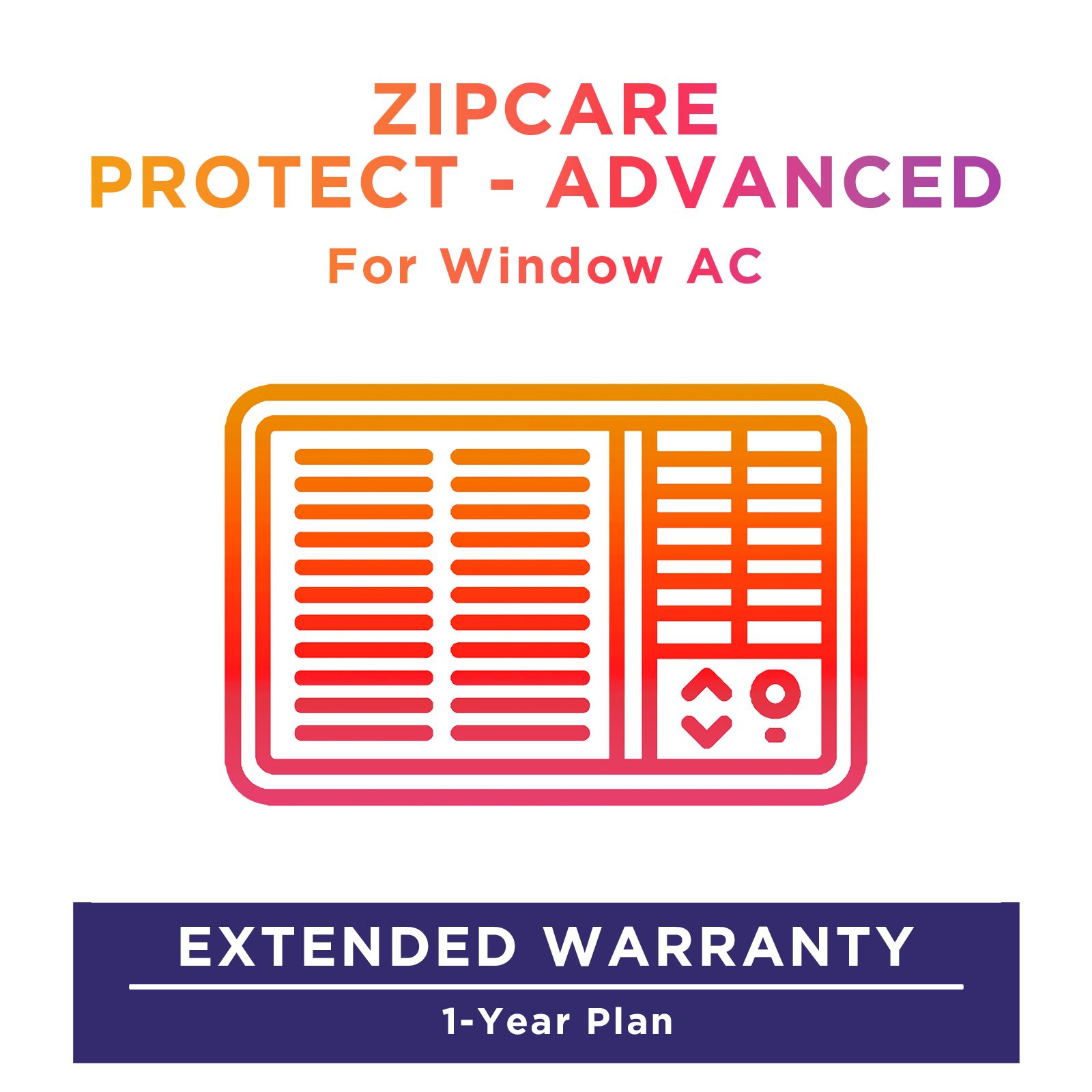 ZipCare Protect Advanced 1 Year for Window Air Conditioners (Rs. 10000 - Rs. 22000)_1
