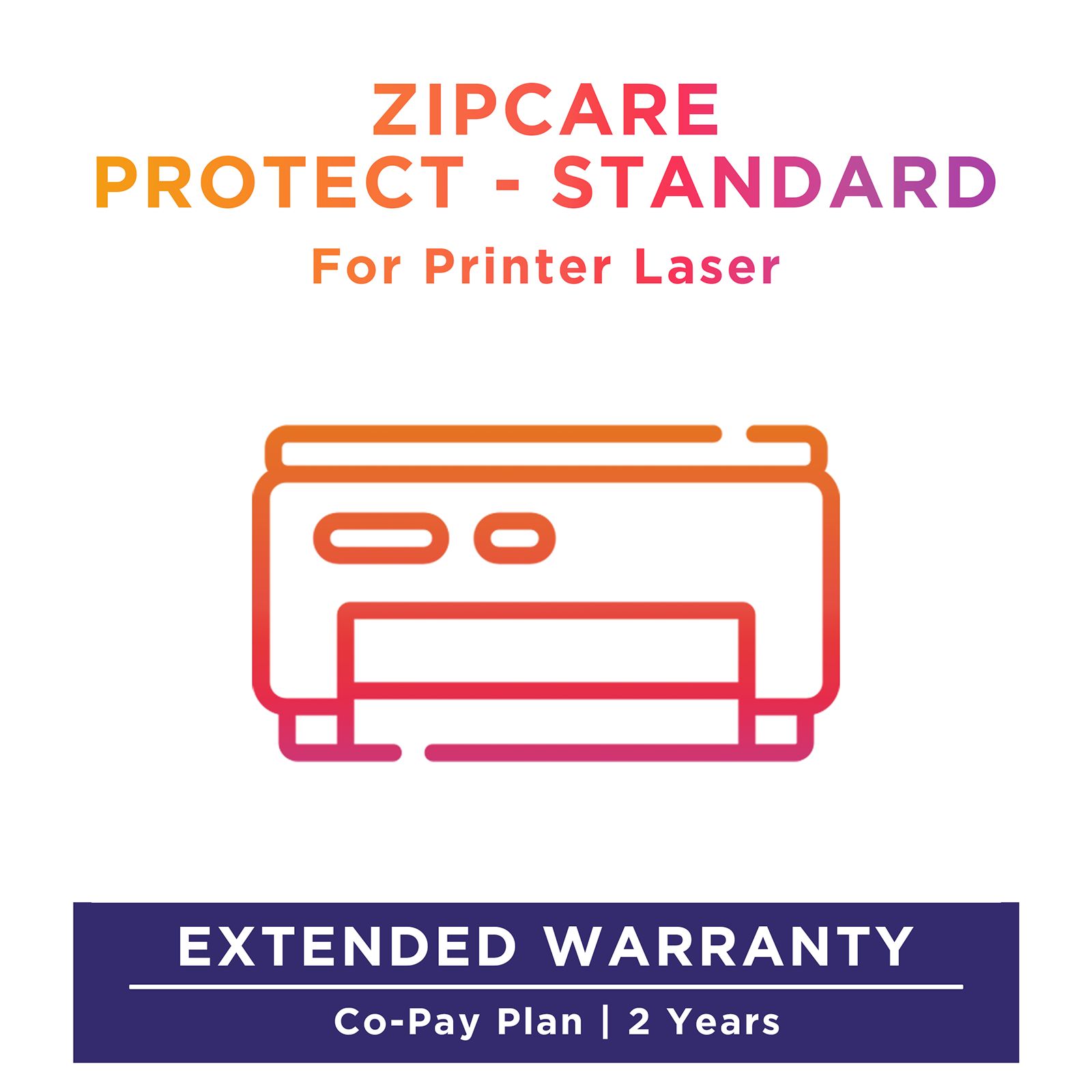 ZipCare Protect Standard 2 Years for Inkjet & Laser Printers (Rs. 0 - Rs. 10000)_1