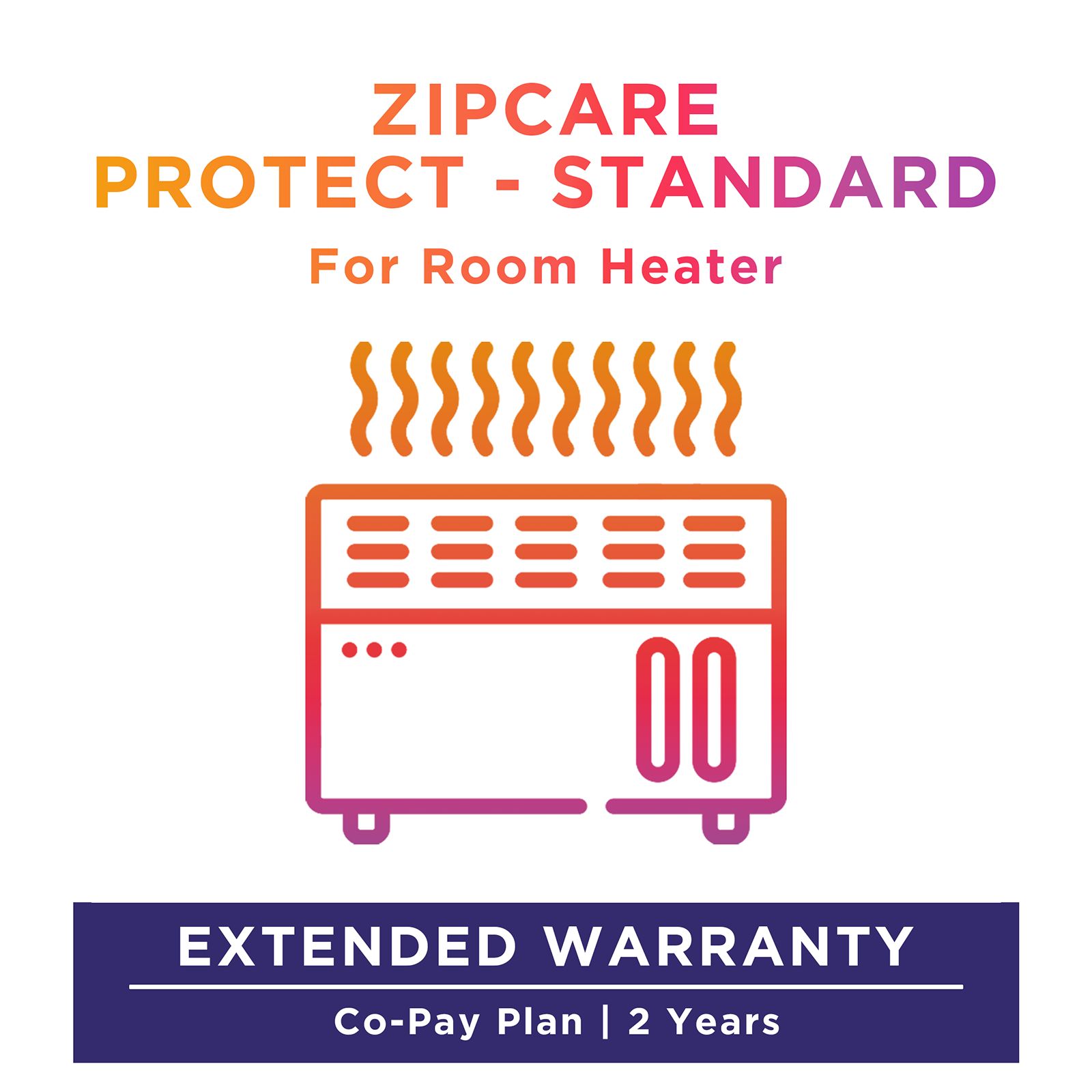 ZipCare Protect Standard 2 Years for Room Heater (Rs. 0 - Rs. 5000)_1