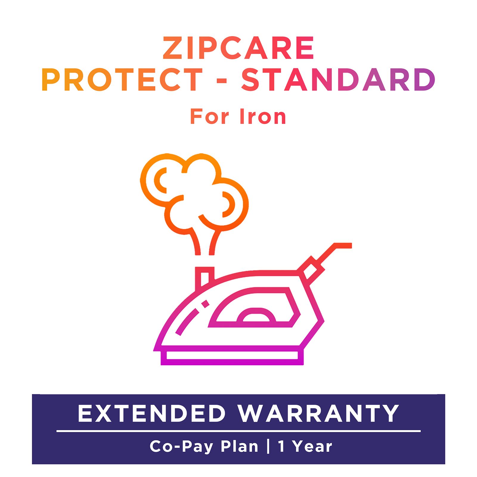 ZipCare Protect Standard 1 Year for Iron (Rs. 2500 - Rs. 5000)_1