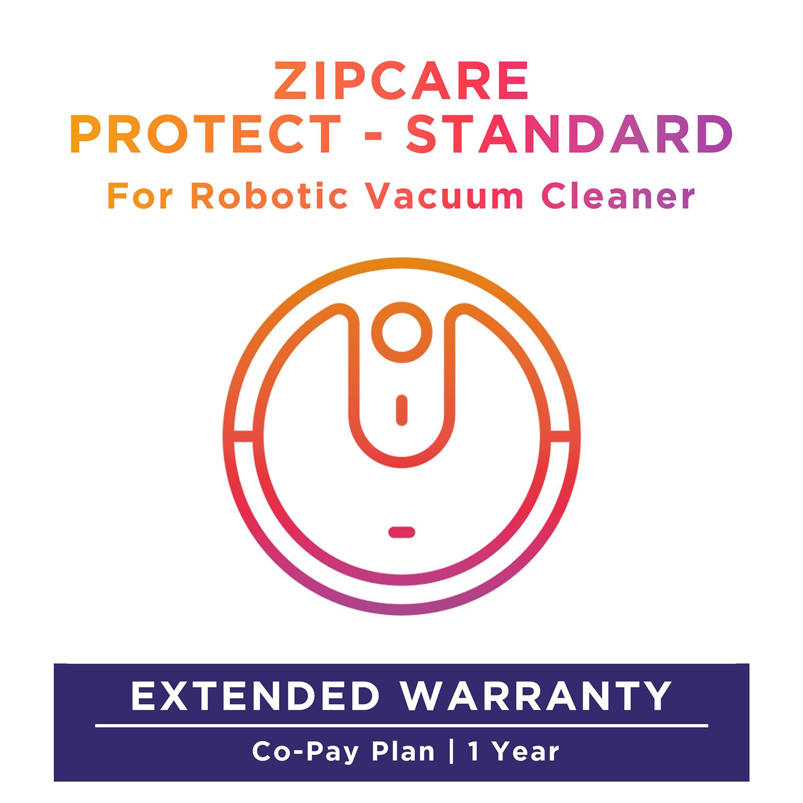 ZipCare Protect Standard 1 Year for Robotic Vacuum Cleaner (Rs. 100000 - Rs. 200000)_1