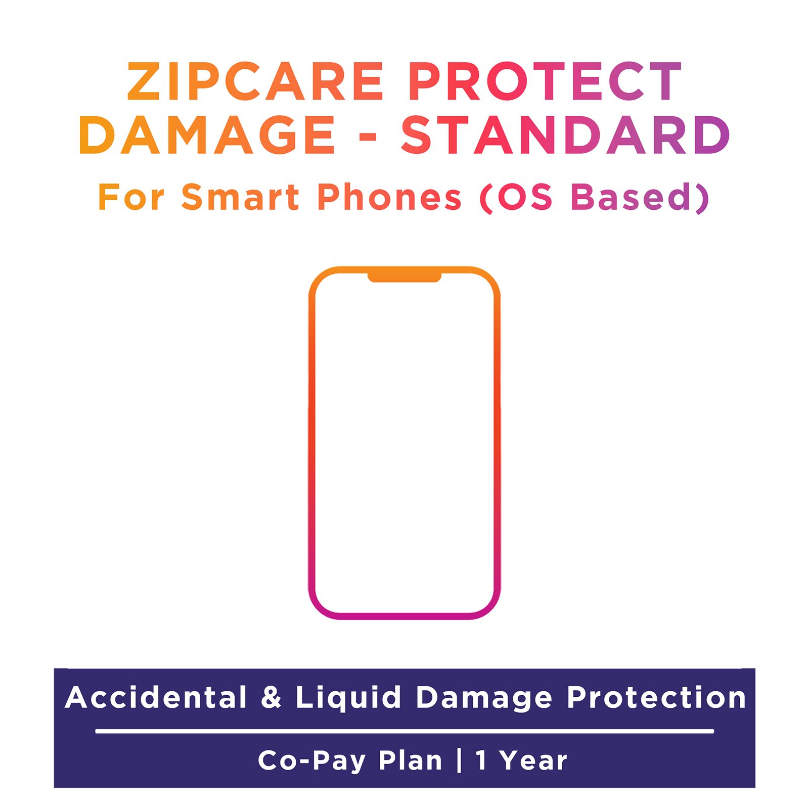 ZipCare Protect Damage Standard 1 Year for Smart Phones (Rs. 155000 - Rs. 160000)_1