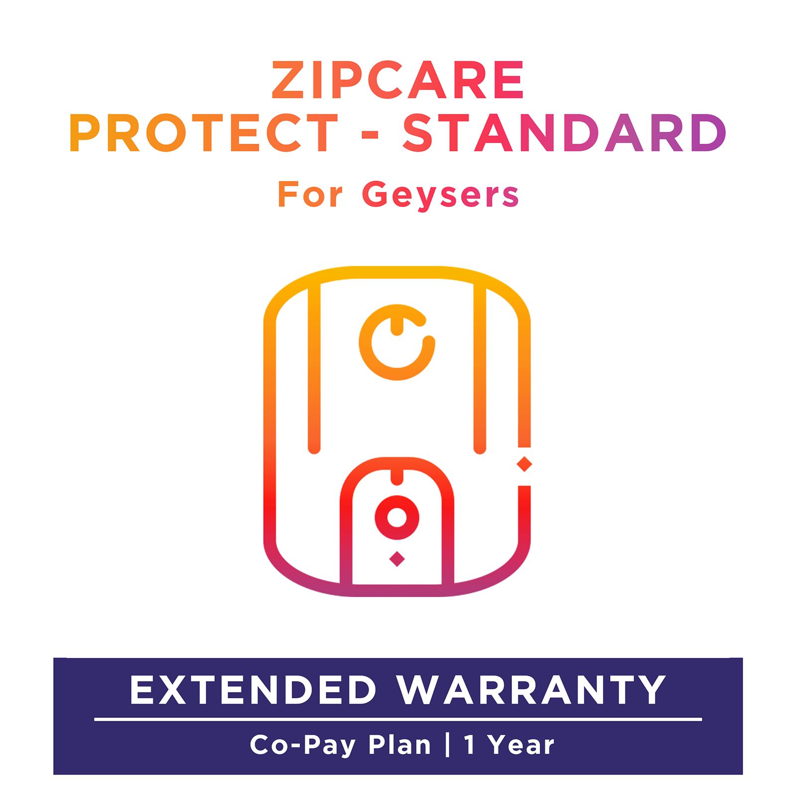 ZipCare Protect Standard 1 Year for Geysers (Rs. 2500 - Rs. 5000)_1