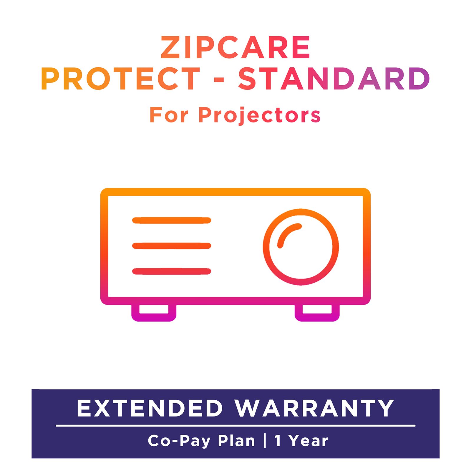 ZipCare Protect Standard 1 Year for Projectors (Rs. 10000 - Rs. 20000)_1
