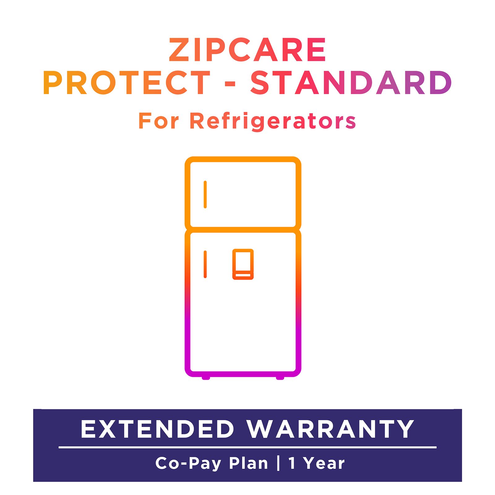 ZipCare Protect Standard for Refrigerators (Rs. 33,000 - Rs. 45,000) - 1 Year ZipCare Protect Standard for Refrigerators (Rs. 33,000 - Rs. 45,000) - 1 Year_1