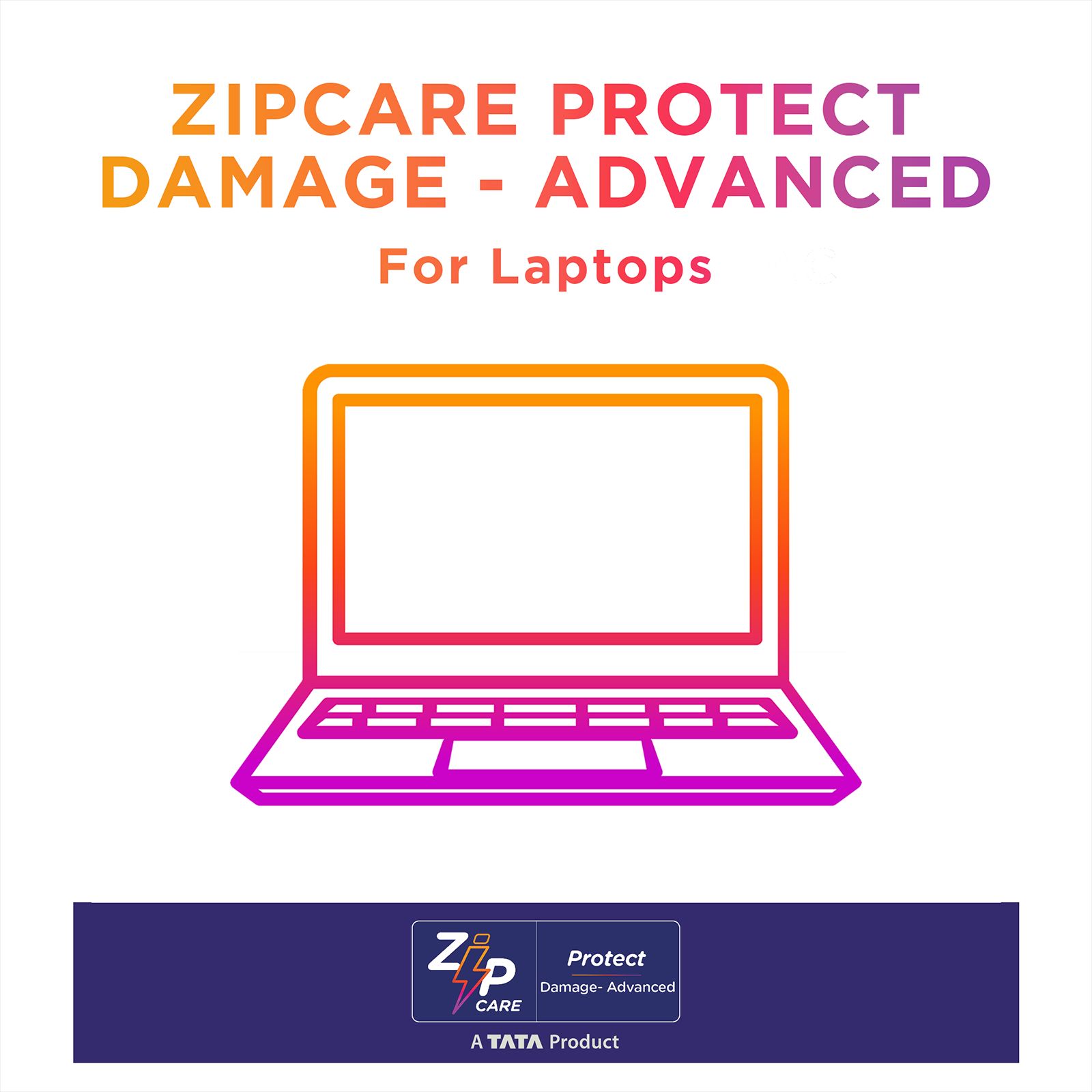 ZipCare Protect Damage Advanced for Laptops (Rs. 125000 - Rs. 130000) - 1 Year_1
