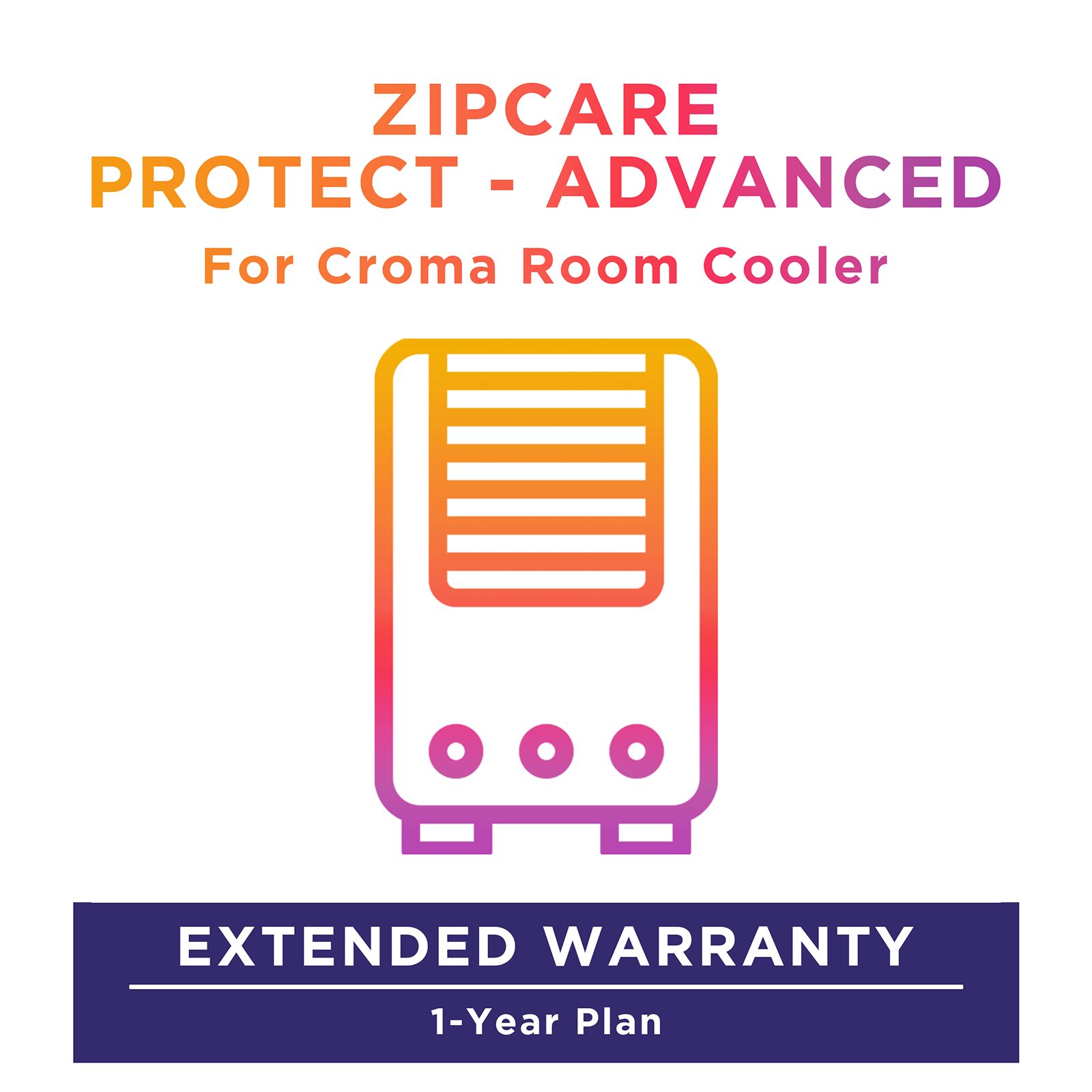 ZipCare Protect - Advanced 1 Year For Croma Room Cooler (Rs. 100 to Rs. 5000) ZipCare Protect - Advanced 1 Year For Croma Room Cooler (Rs. 100 to Rs. 5000)_1