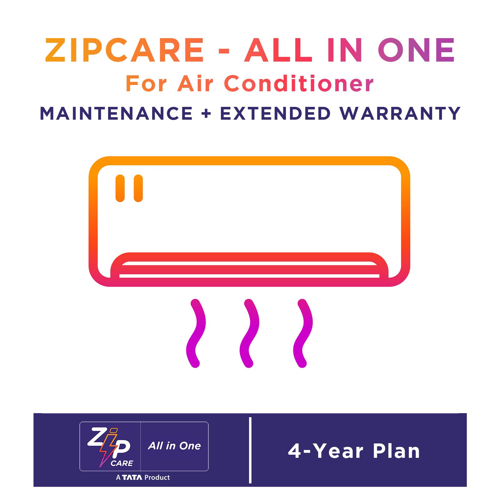 ZipCare All in One for Air Conditioners (Rs. 25000 - Rs. 35000) - 4 Years_1