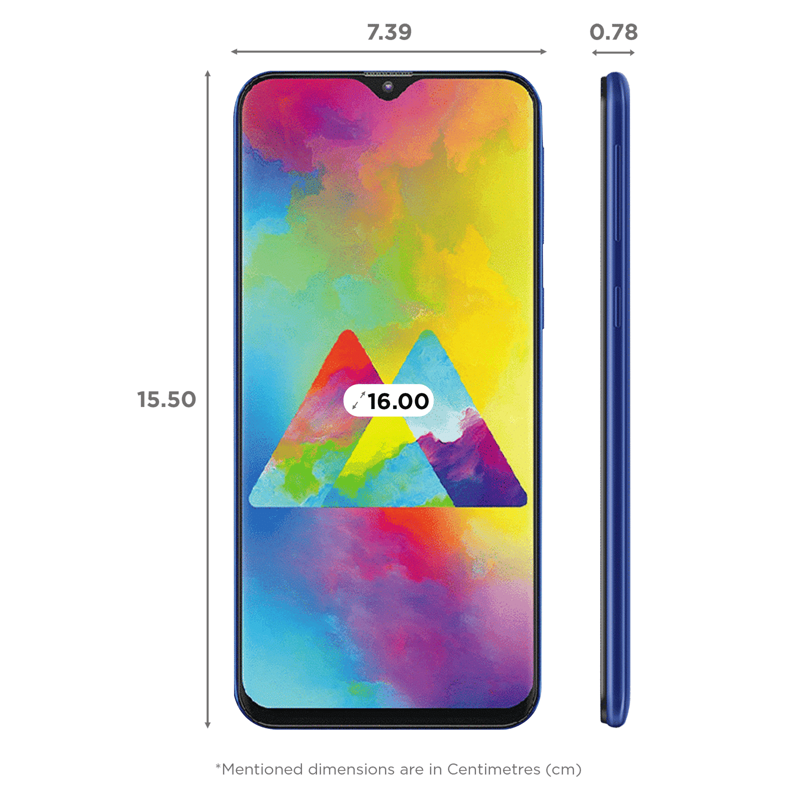 SAMSUNG Galaxy M20 (4GB RAM, 64GB, Ocean Blue)_2