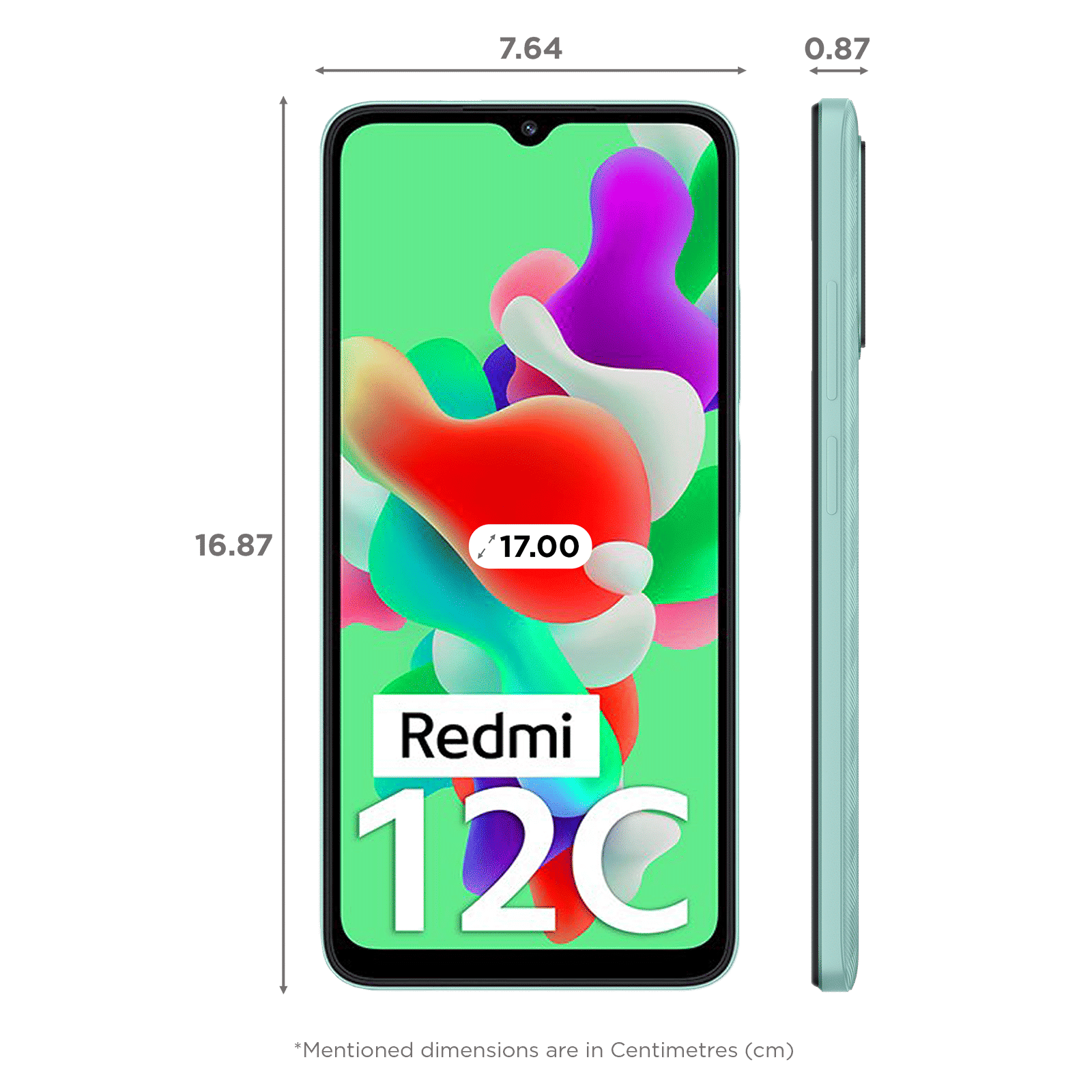 Redmi 12C (4GB RAM, 128GB, Mint Green) Redmi 12C (4GB RAM, 128GB, Mint Green)_2