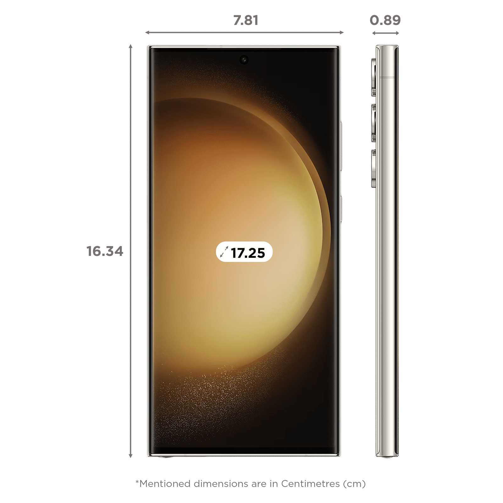 SAMSUNG Galaxy S23 Ultra 5G (12GB RAM, 256GB, Cream)_2