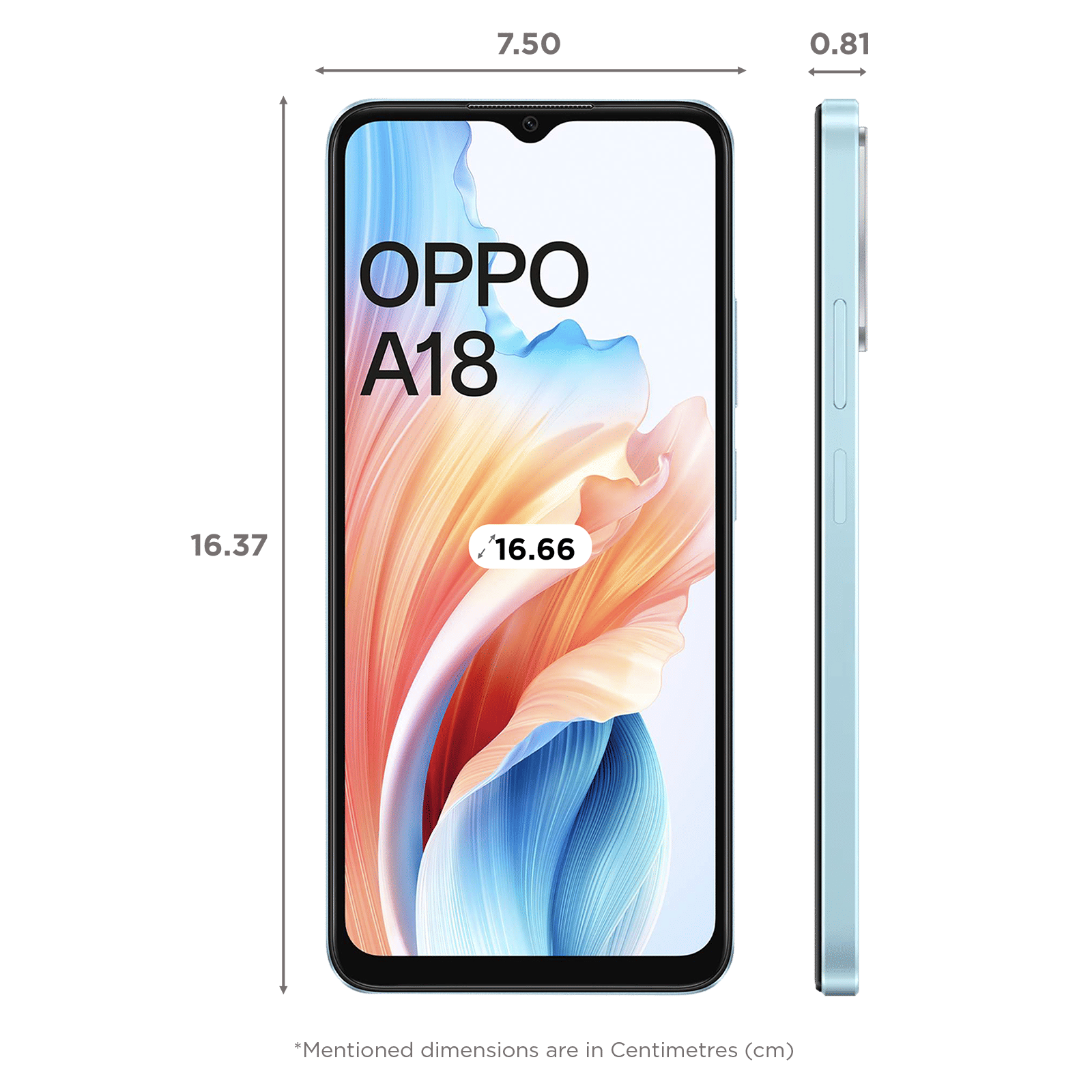 oppo A18 (4GB RAM, 64GB, Glowing Blue)_2