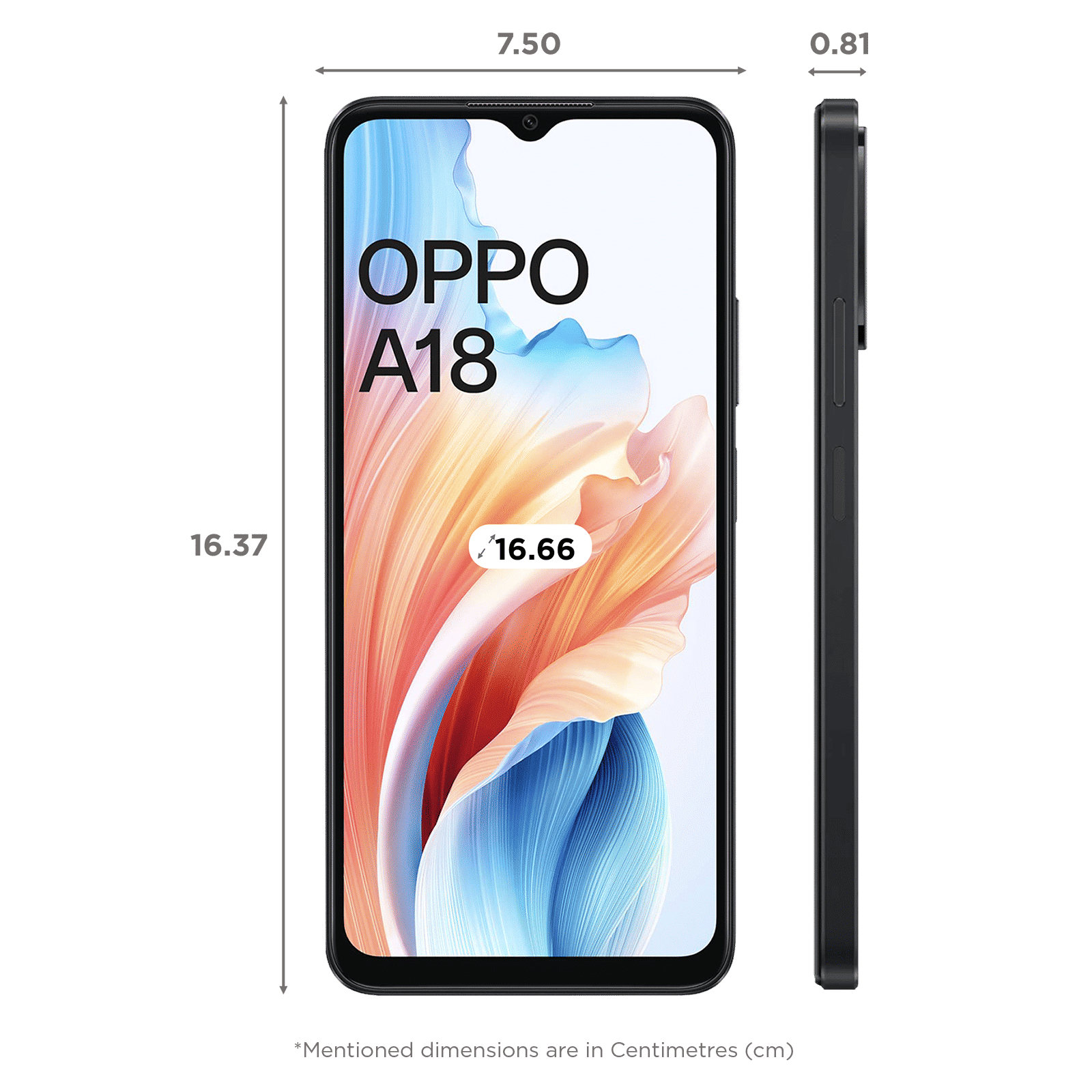 oppo A18 (4GB RAM, 64GB, Glowing Black)_2