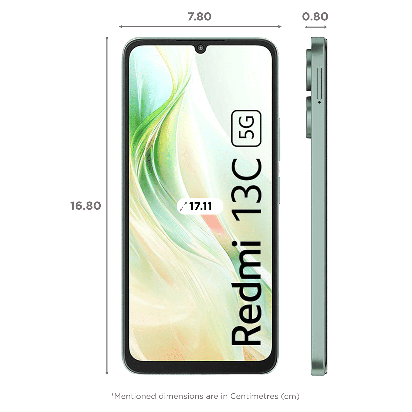 Redmi 13C 5G (6GB RAM, 128GB, Startrail Green)_2