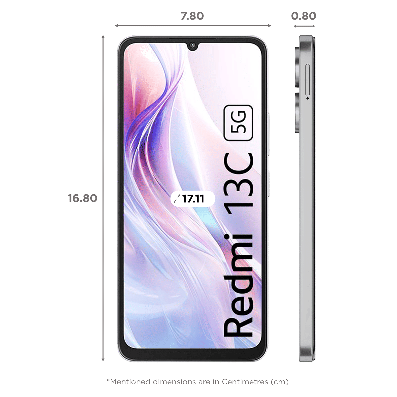 Redmi 13C 5G (8GB RAM, 256GB, Startrail Silver)_2