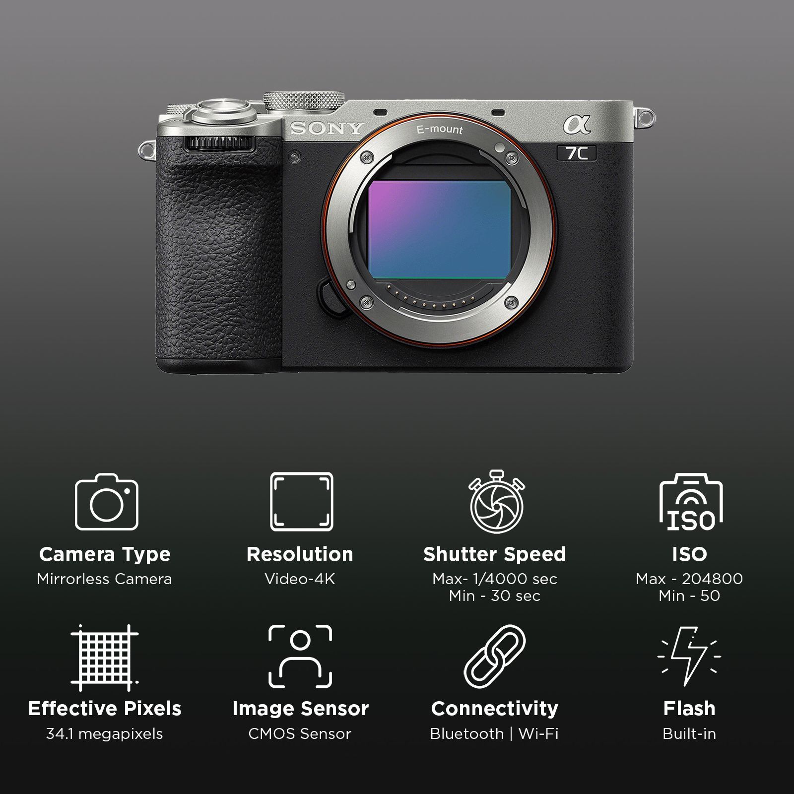 SONY Alpha 7CM2 34.1MP Mirrorless Camera (Body Only, 35.9 x 23.9 mm Sensor, BIONZ XR Image Processor)_2