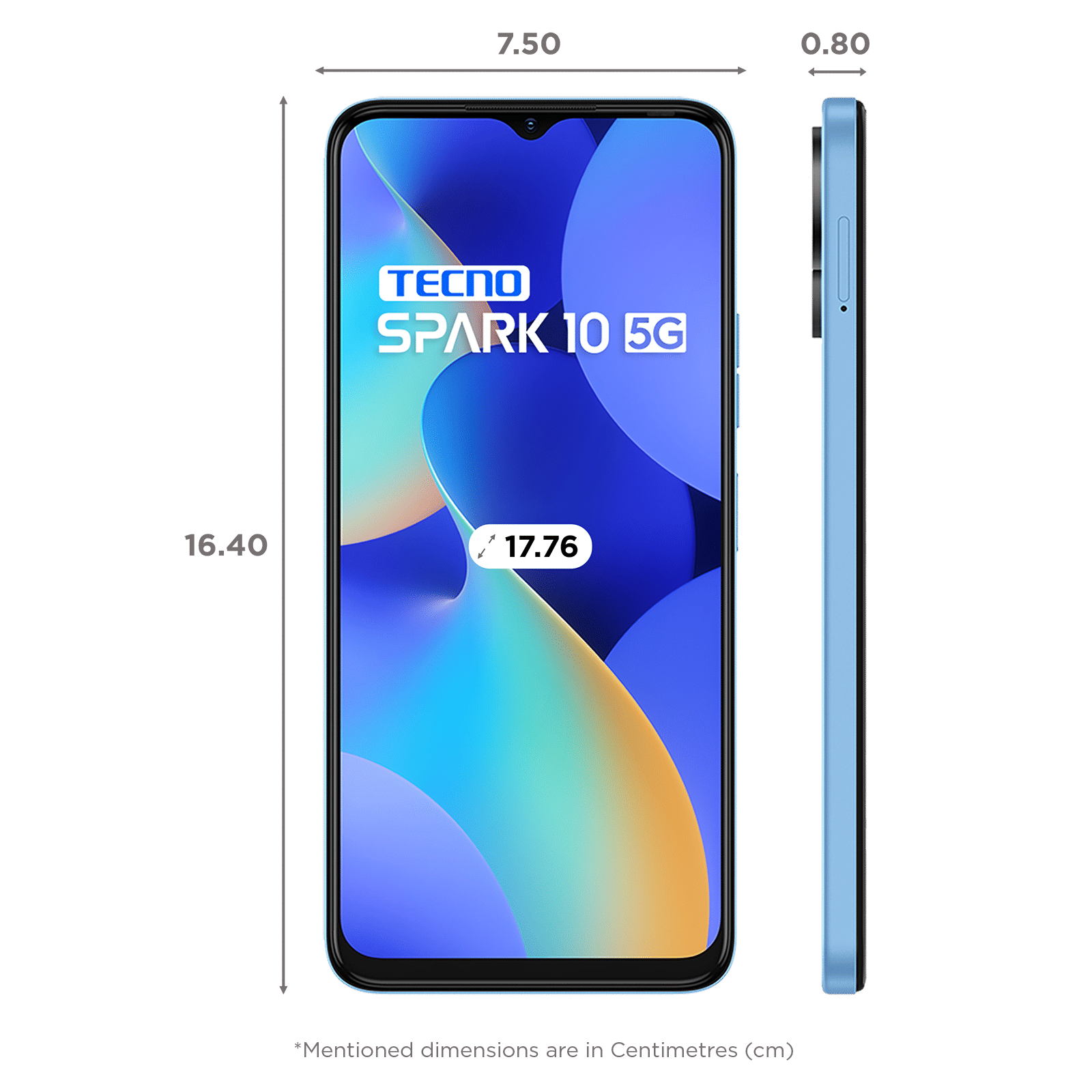 TECNO Spark 10 5G (8GB RAM, 128GB, Meta Blue)_2
