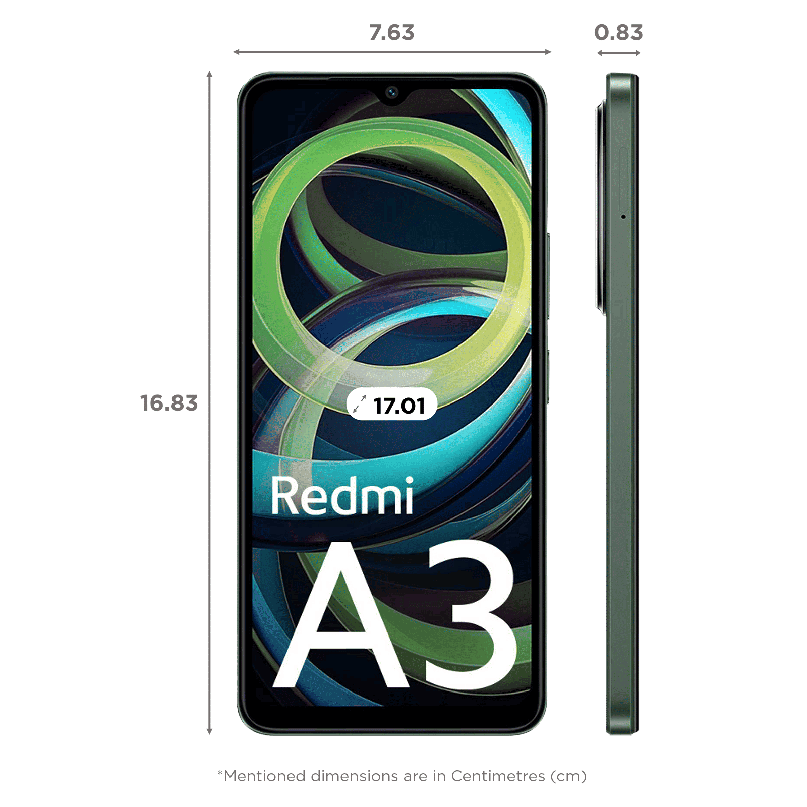 Redmi A3 (3GB RAM, 64GB, Olive Green)_2