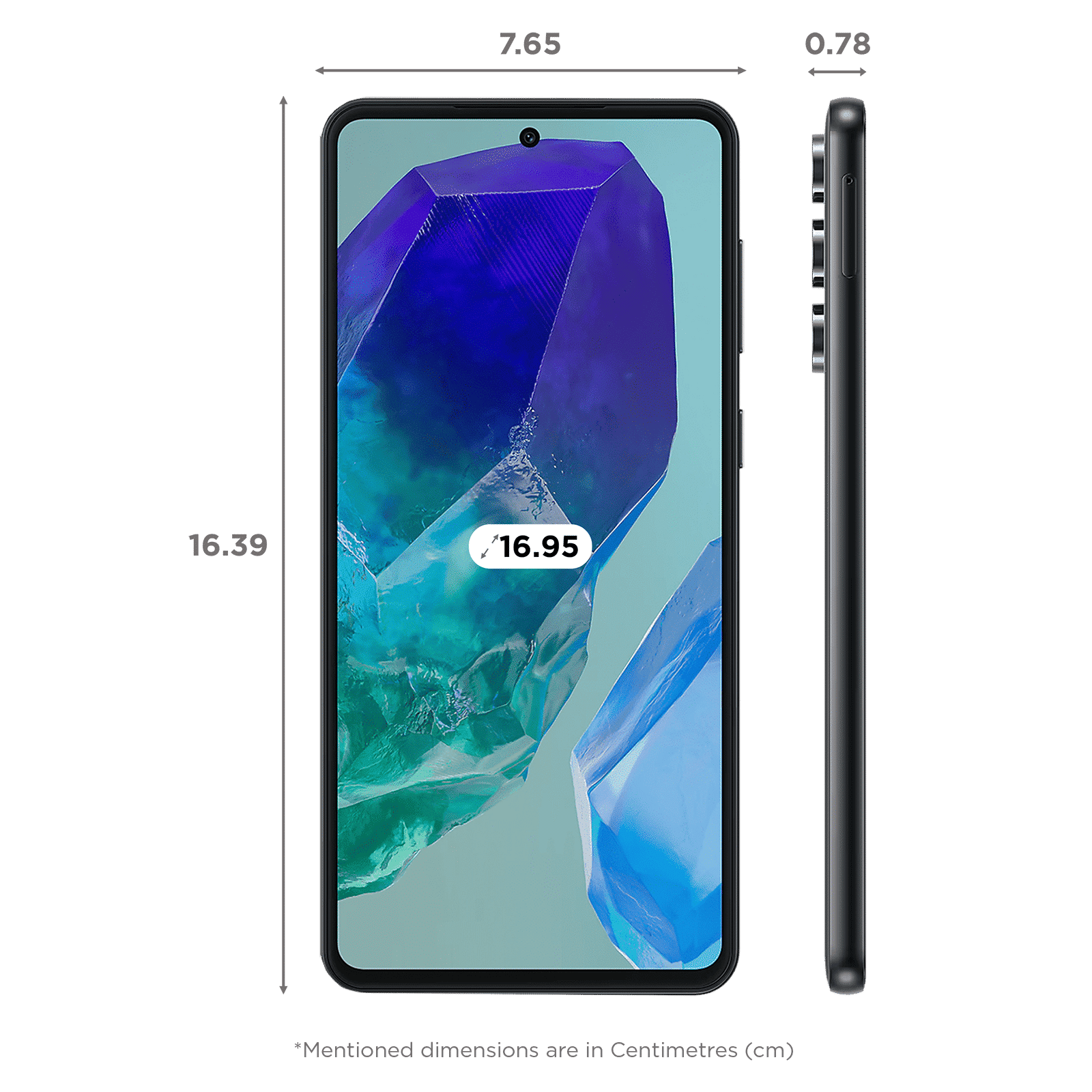 SAMSUNG Galaxy M55 5G (8GB RAM, 128GB, Denim Black)_2