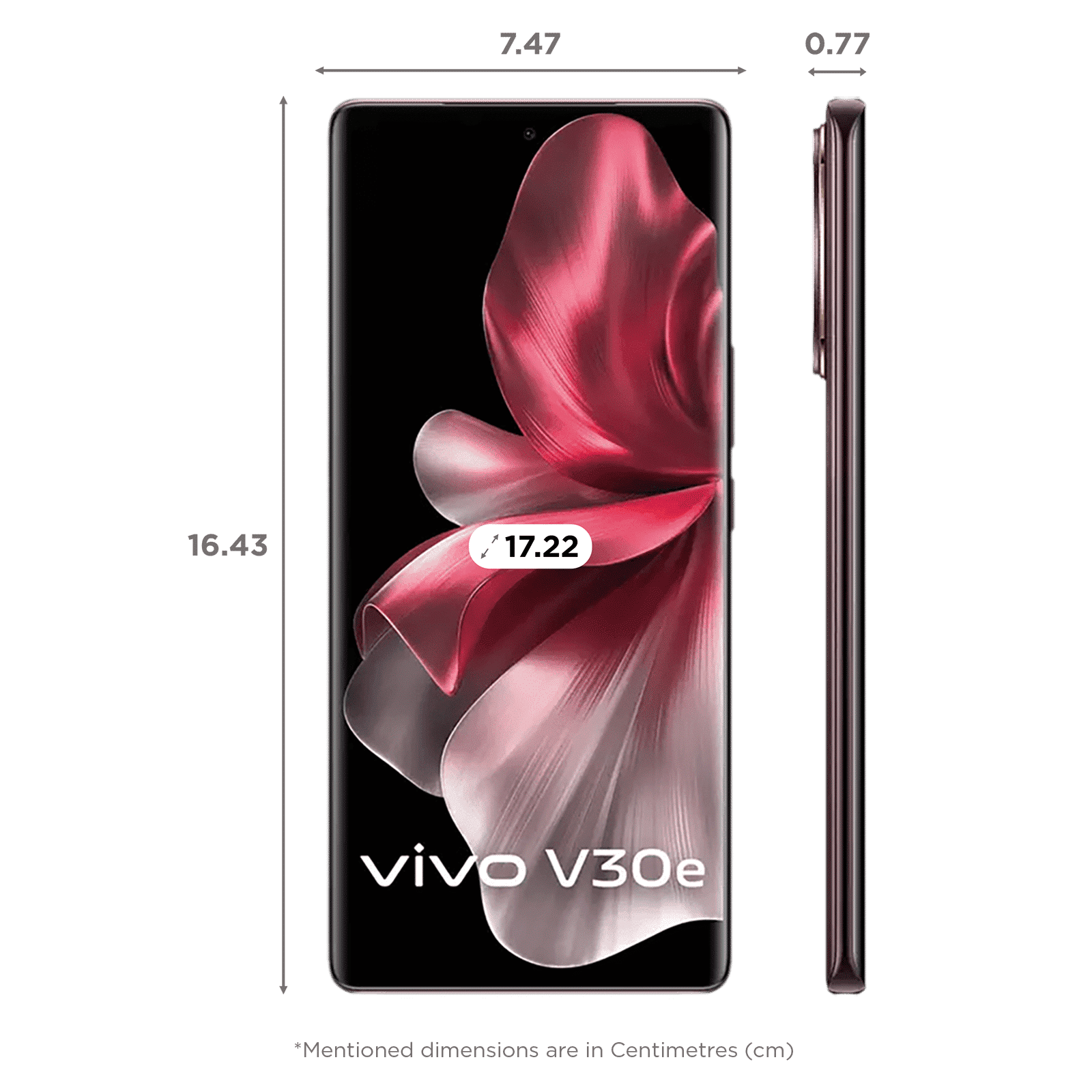 vivo V30e 5G (8GB RAM, 128GB, Velvet Red)_2
