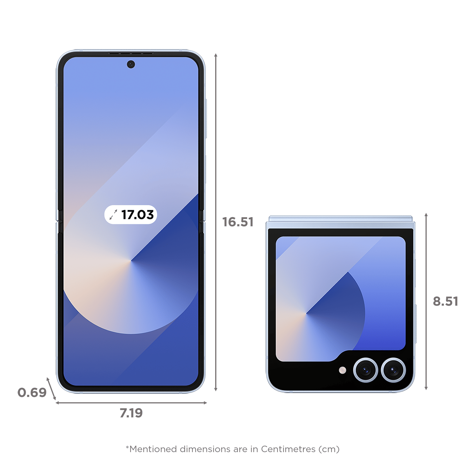 SAMSUNG Galaxy Z Flip6 5G (12GB RAM, 512GB, Blue)_2