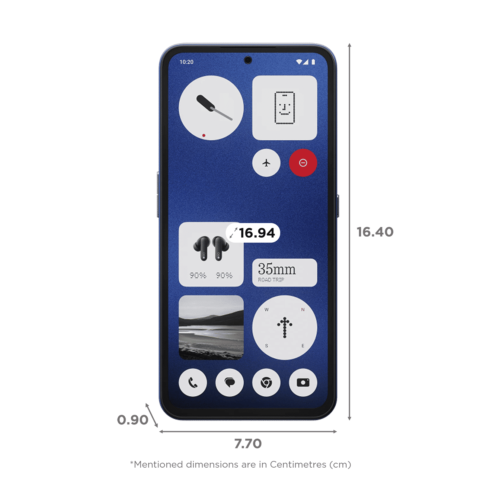 Nothing CMF Phone 1 5G (6GB RAM, 128GB, Blue)_2