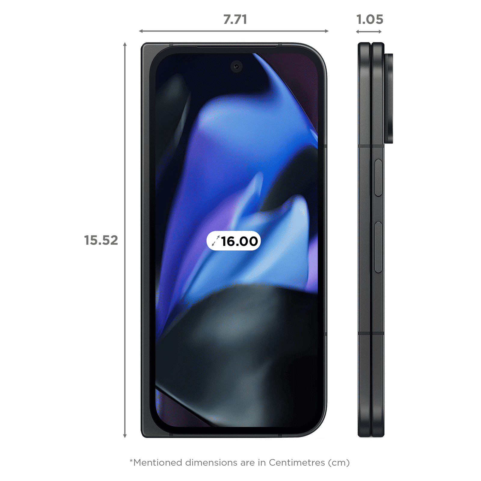 Google Pixel 9 Pro Fold 5G (16GB RAM, 256GB, Obsidian)_2