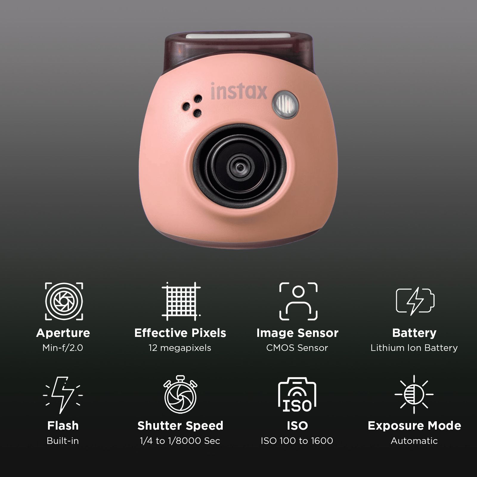 FUJIFILM Instax Pal Instant Camera (Pink)_2
