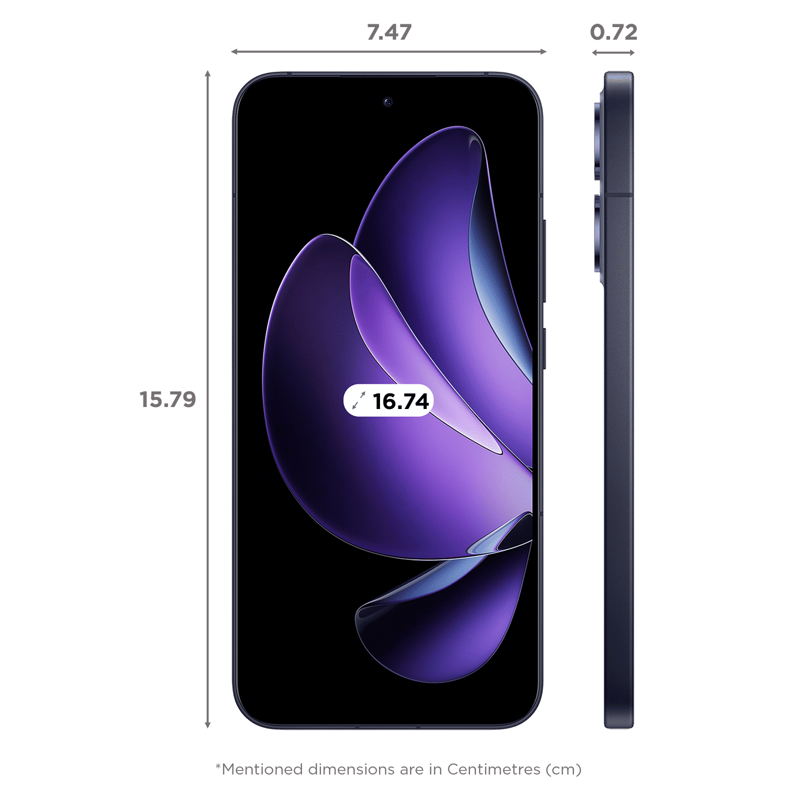 oppo Reno13 5G (8GB RAM, 128GB, Luminous Blue)_2