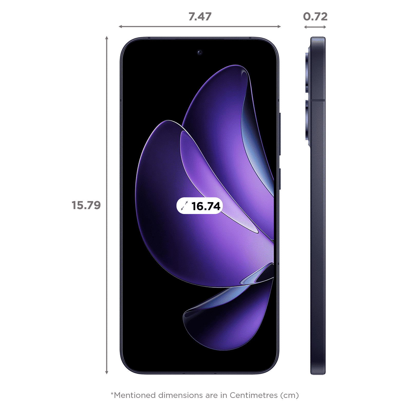 oppo Reno13 5G (8GB RAM, 256GB, Luminous Blue)_2