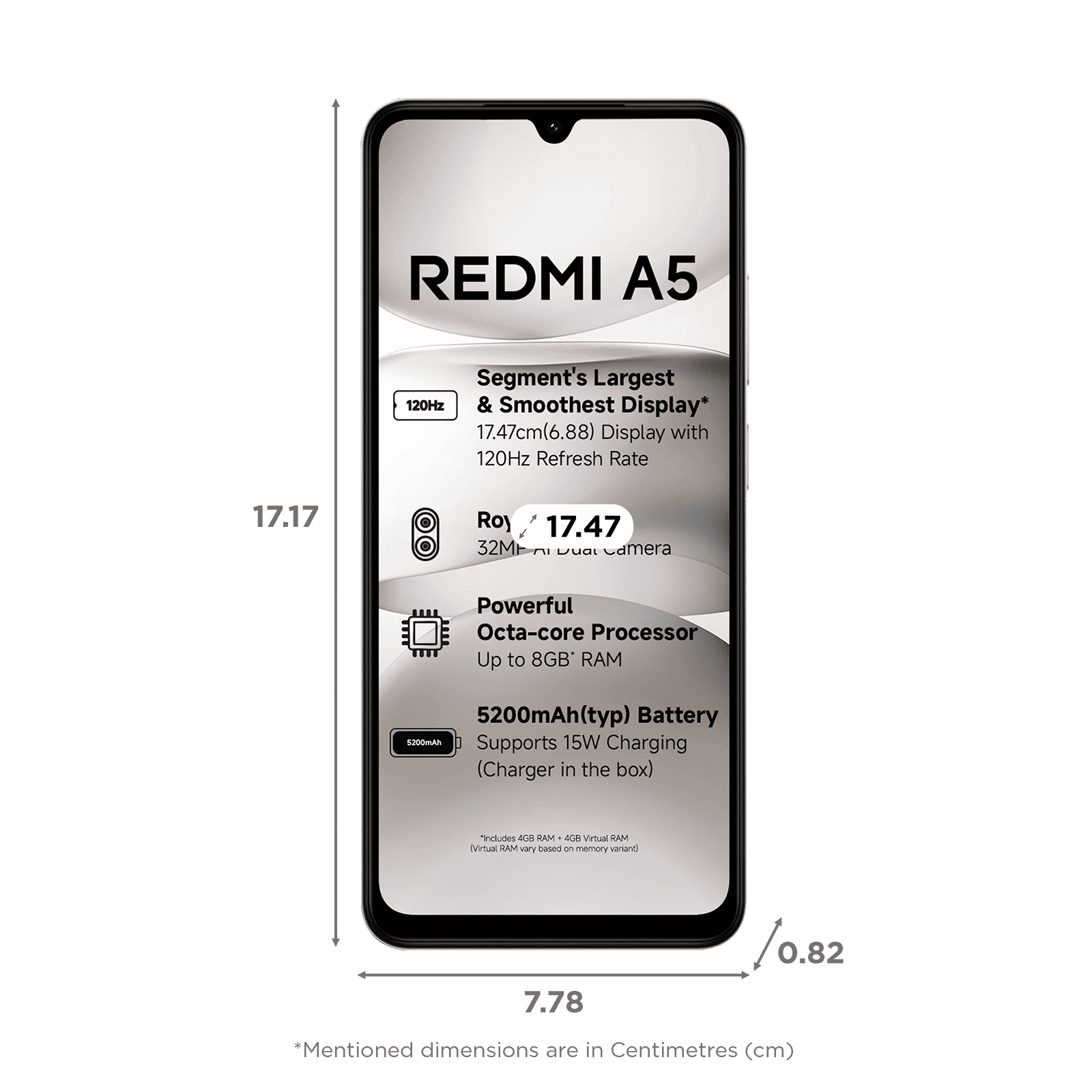 Redmi A5 (4GB RAM, 128GB, Just Black)_2