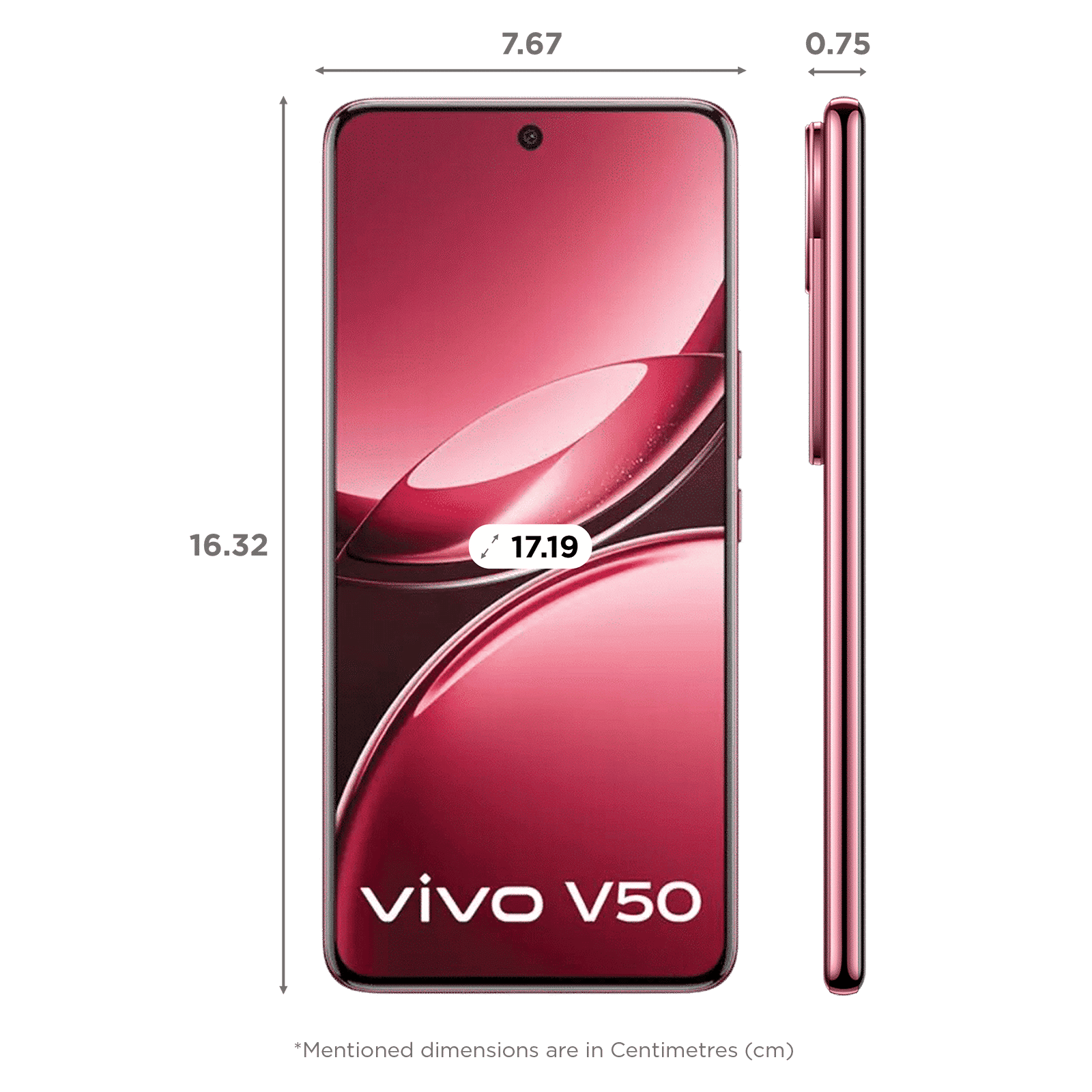vivo V50 5G with TWS (12GB RAM, 512GB, Elite Red)_2