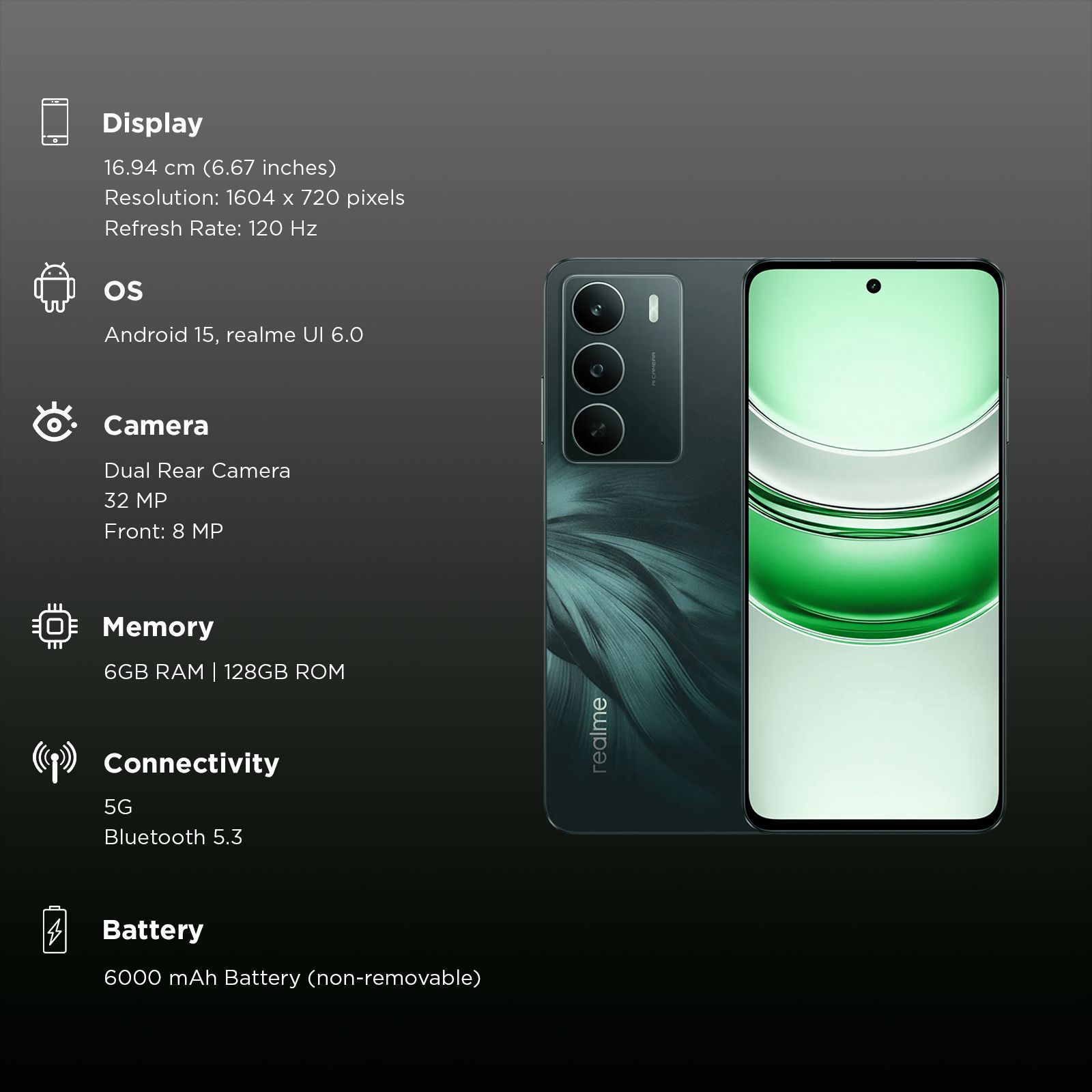 realme C75 5G (6GB RAM, 128GB, Midnight Lily) realme C75 5G (6GB RAM, 128GB, Midnight Lily)_3