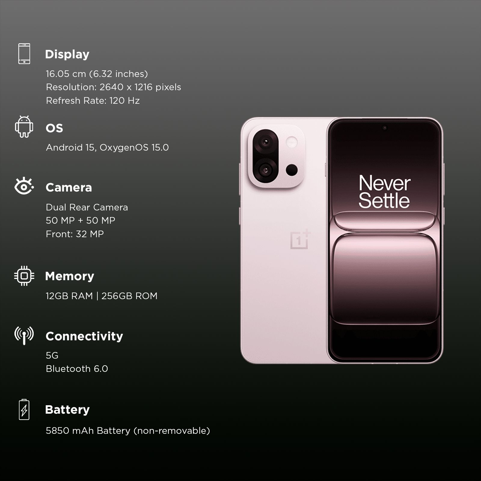 OnePlus 13s 5G (12GB RAM, 256GB, Pink Satin) OnePlus 13s 5G (12GB RAM, 256GB, Pink Satin)_3