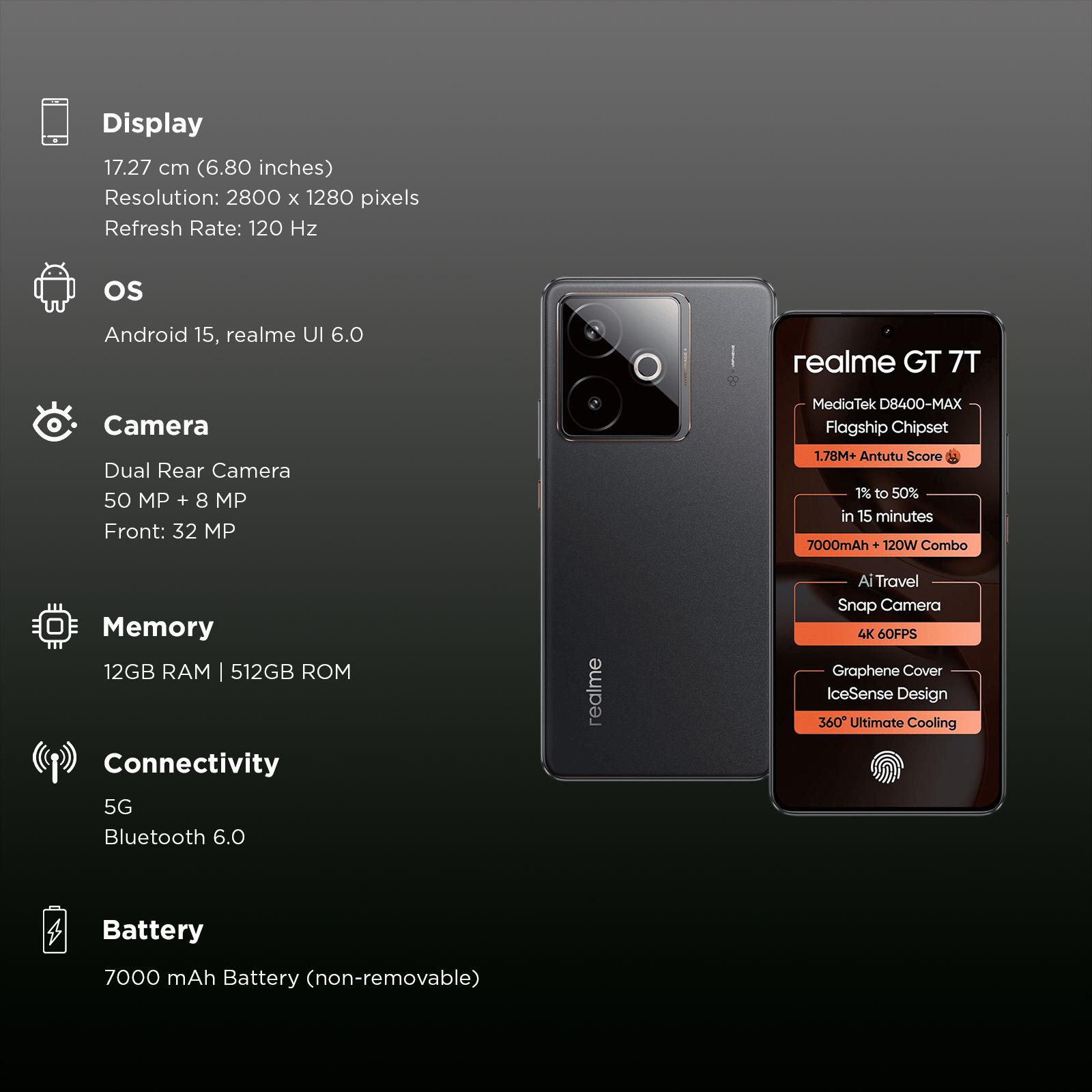 realme GT 7T 5G (12GB RAM, 512GB, IceSense Black)_3