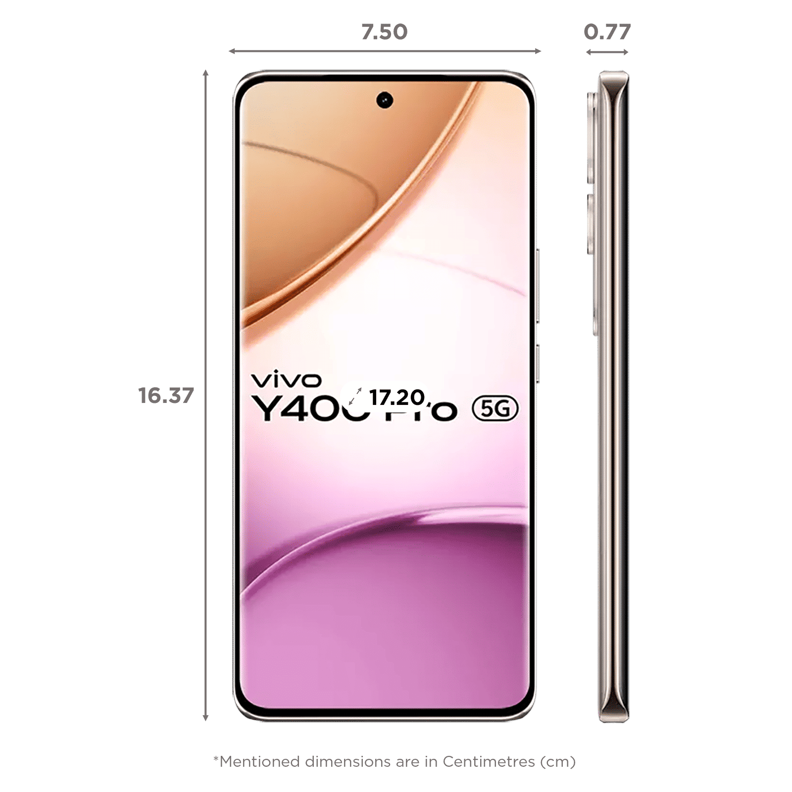 vivo Y400 Pro 5G (8GB RAM, 256GB, Fest Gold)_2