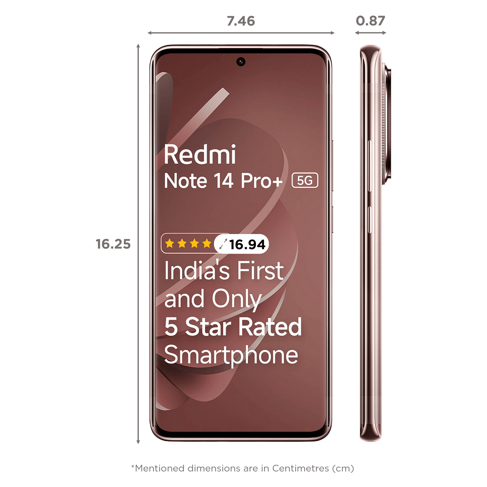 Redmi Note 14 Pro Plus 5G (8GB RAM, 256GB, Champagne Gold)_2