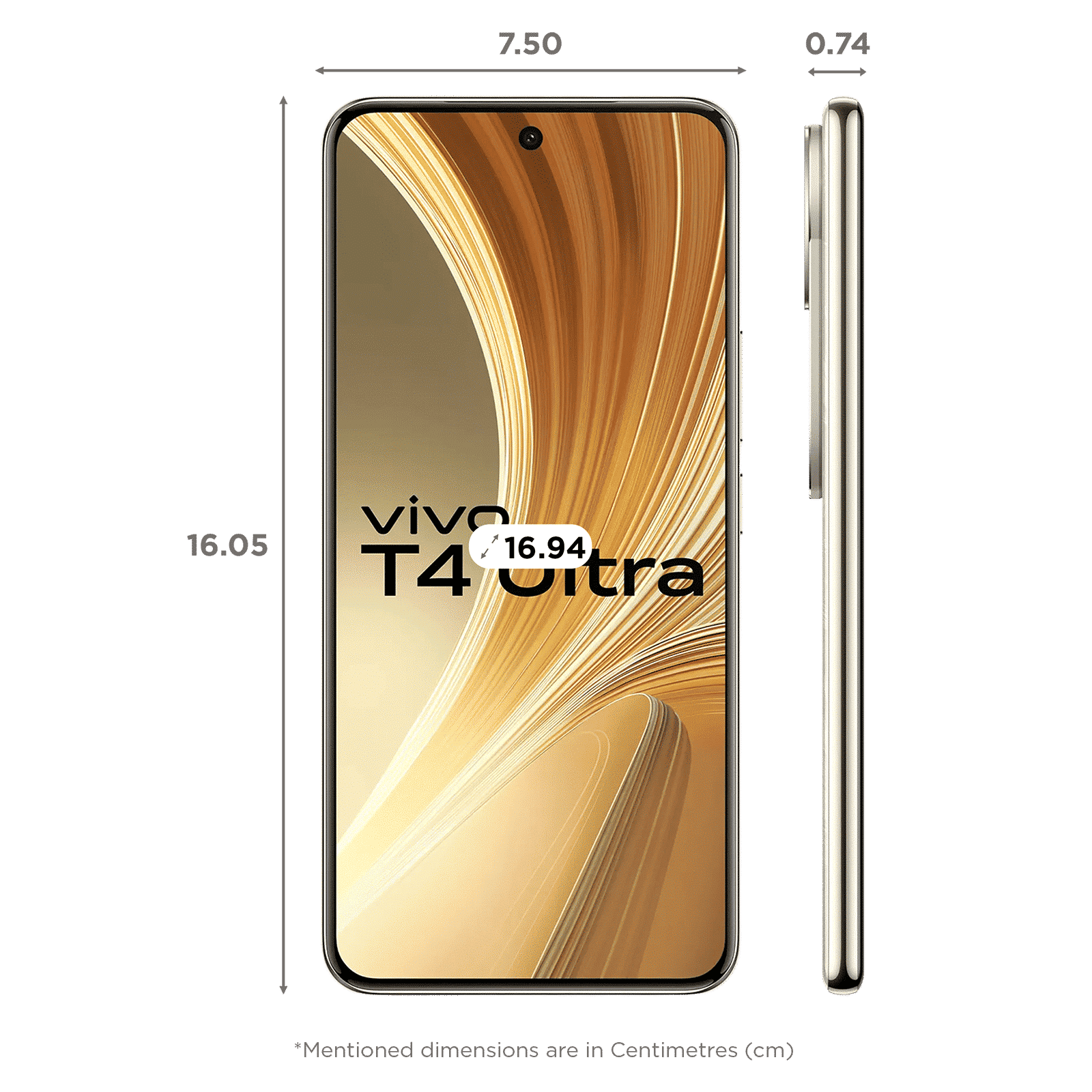 vivo T4 Ultra 5G (8GB RAM, 256GB, Phoenix Gold) vivo T4 Ultra 5G (8GB RAM, 256GB, Phoenix Gold)_2