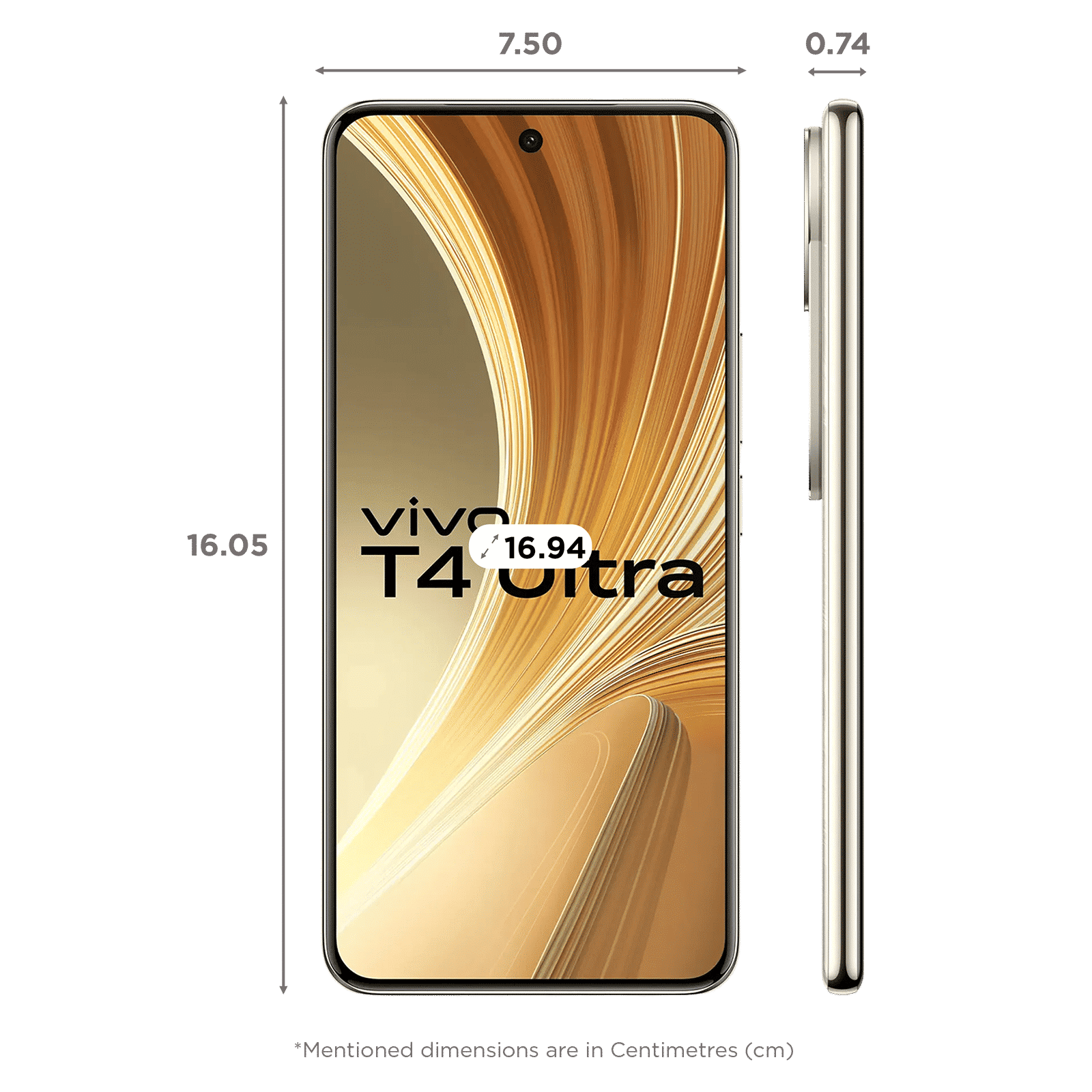 vivo T4 Ultra 5G (12GB RAM, 256GB, Phoenix Gold) vivo T4 Ultra 5G (12GB RAM, 256GB, Phoenix Gold)_2